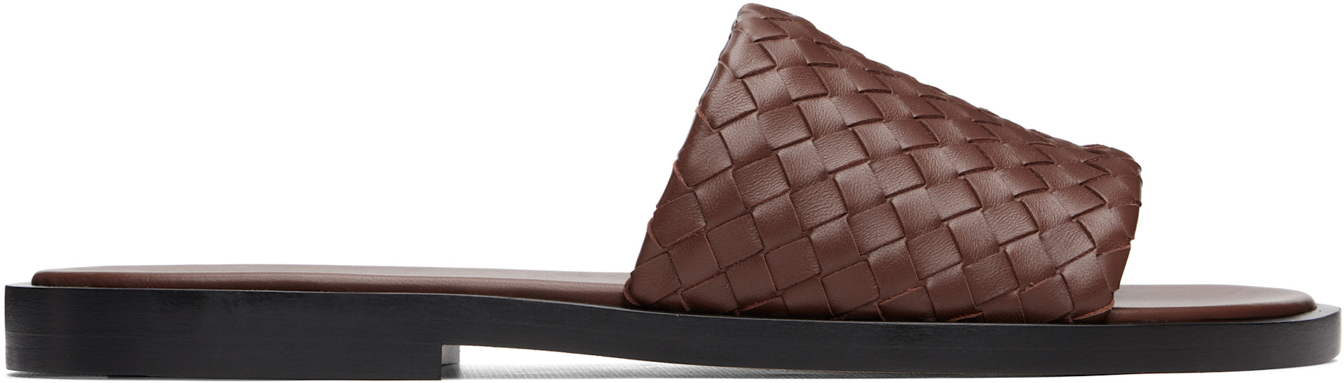 Bottega Veneta - 브라운 엘리오 샌들