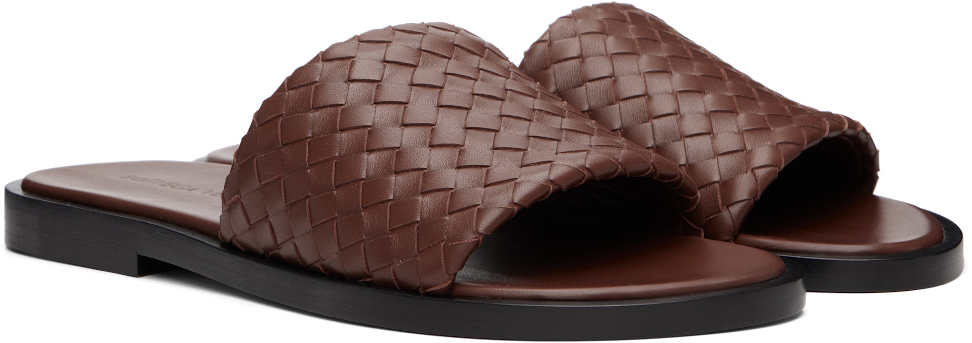 Bottega Veneta - 브라운 엘리오 샌들