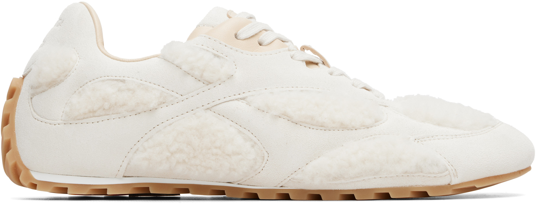 Bottega Veneta - Baskets Orbit Flash blanc cassé