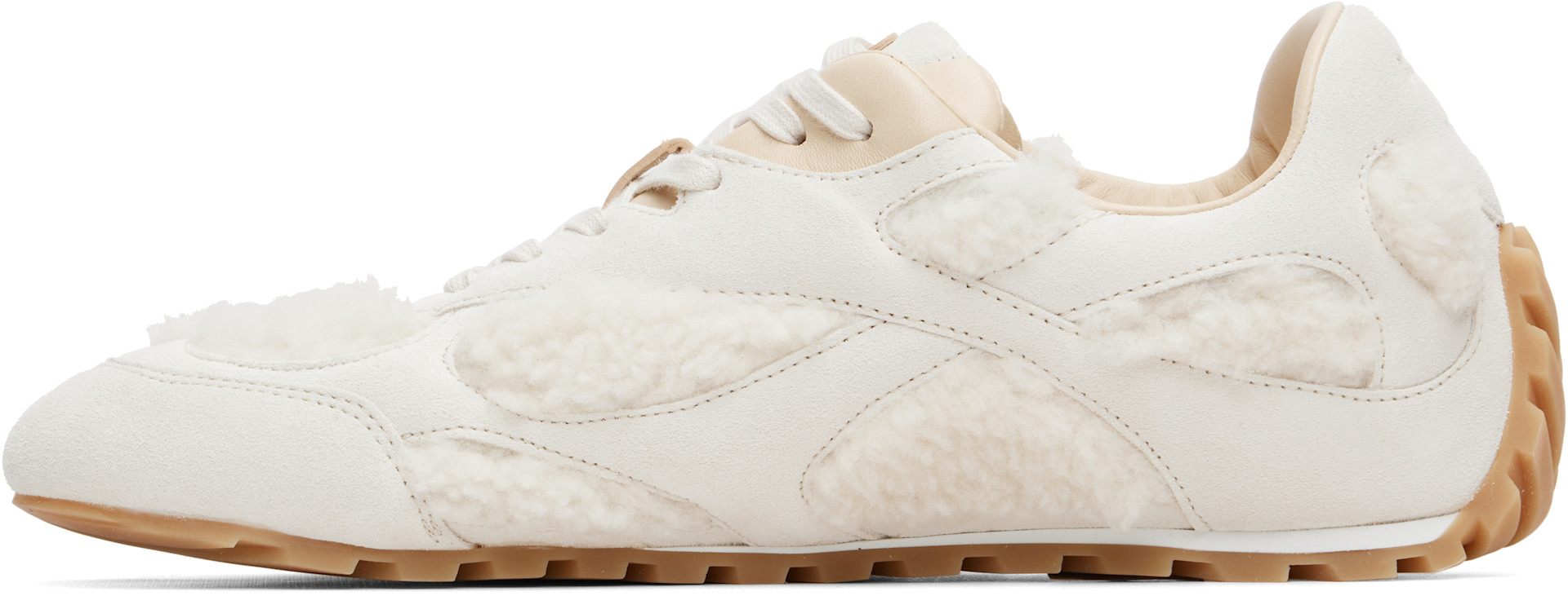 Bottega Veneta - Baskets Orbit Flash blanc cassé