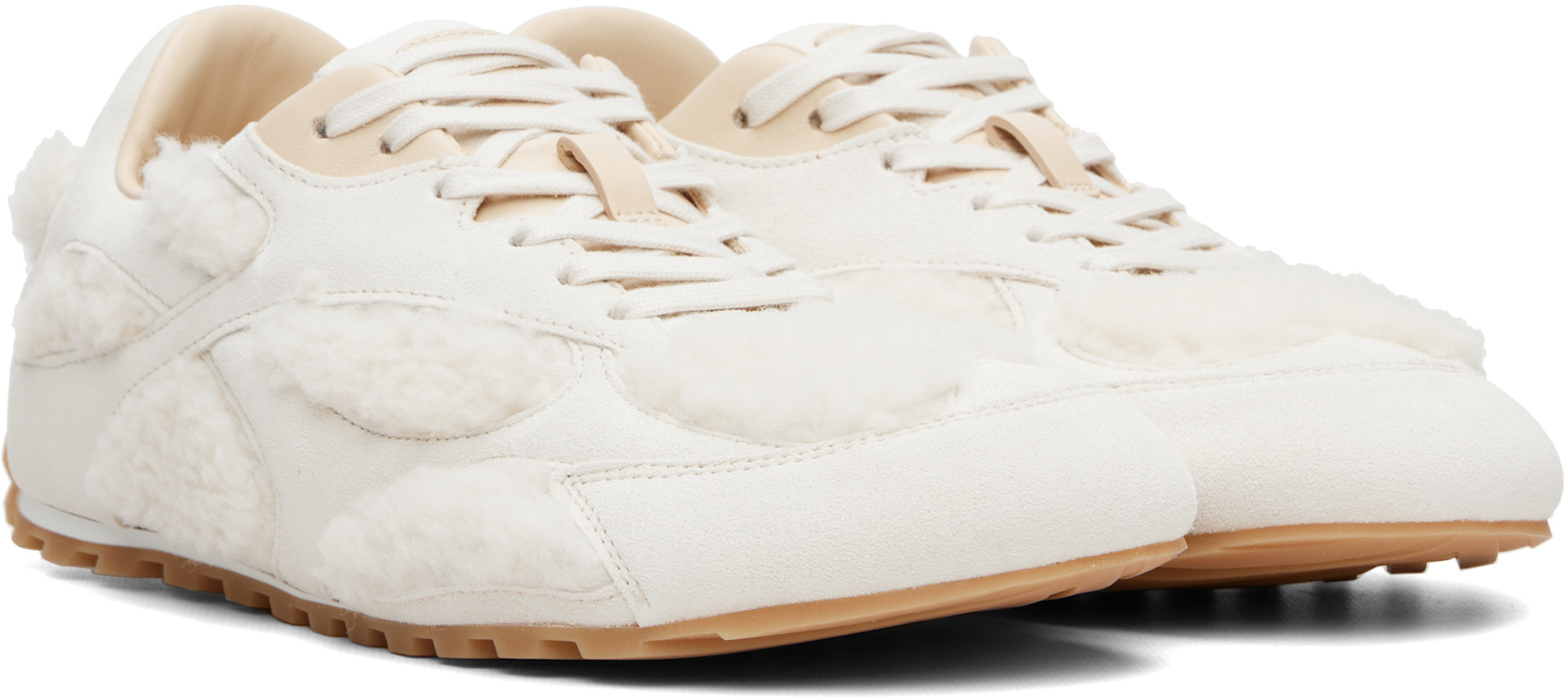 Bottega Veneta - Baskets Orbit Flash blanc cassé