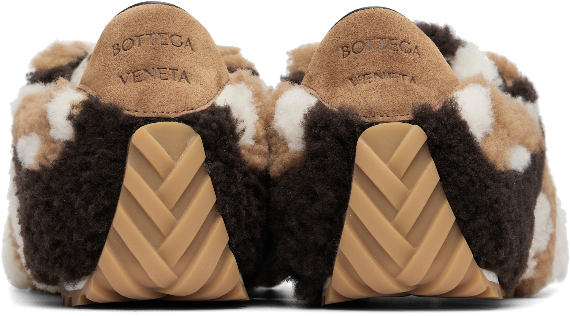 Bottega Veneta - Baskets Orbit Flash brun et blanc cassé