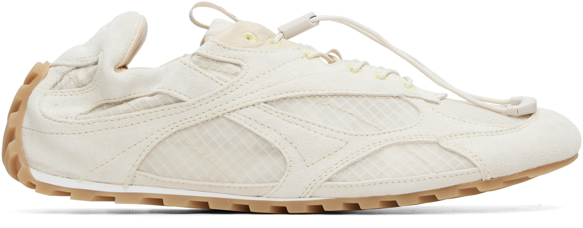Bottega Veneta - Baskets Orbit Flash blanc cassé