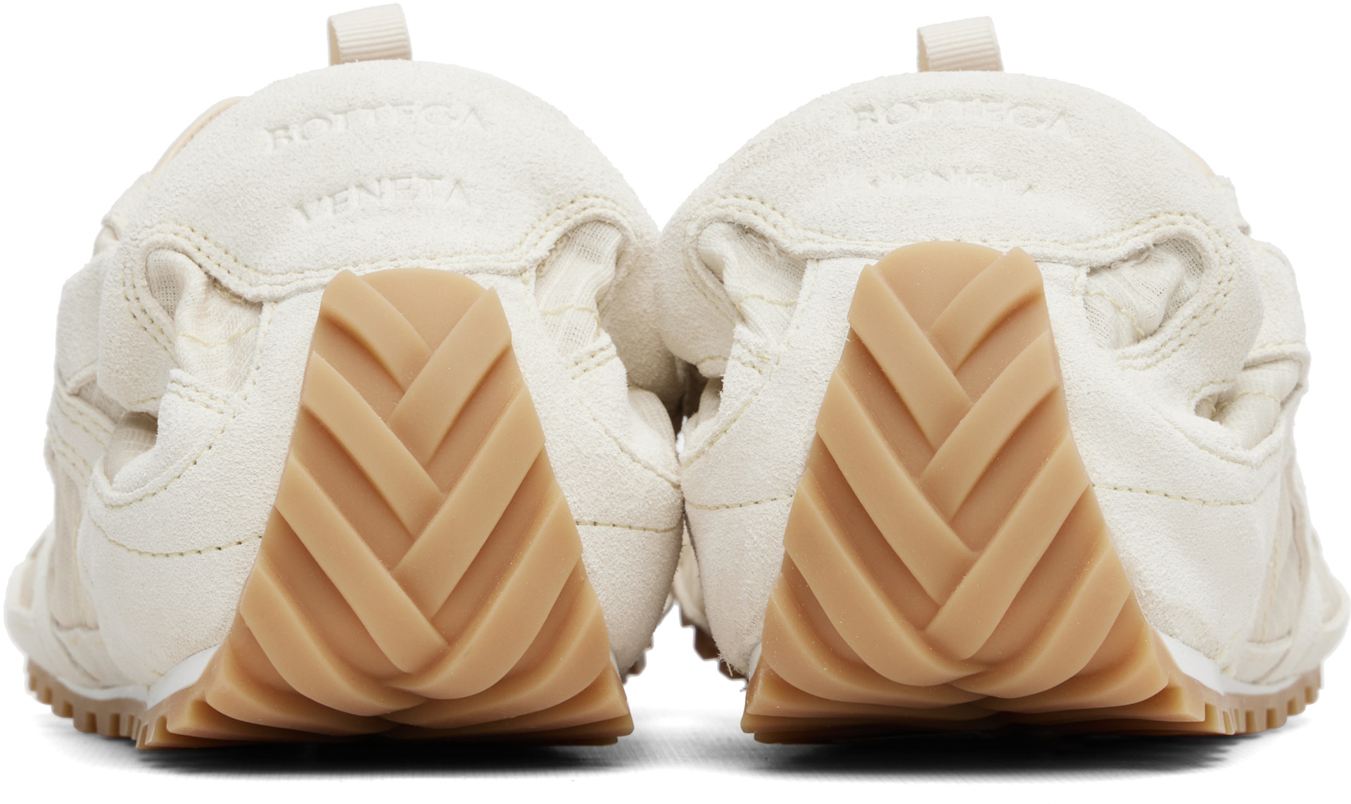 Bottega Veneta - Baskets Orbit Flash blanc cassé