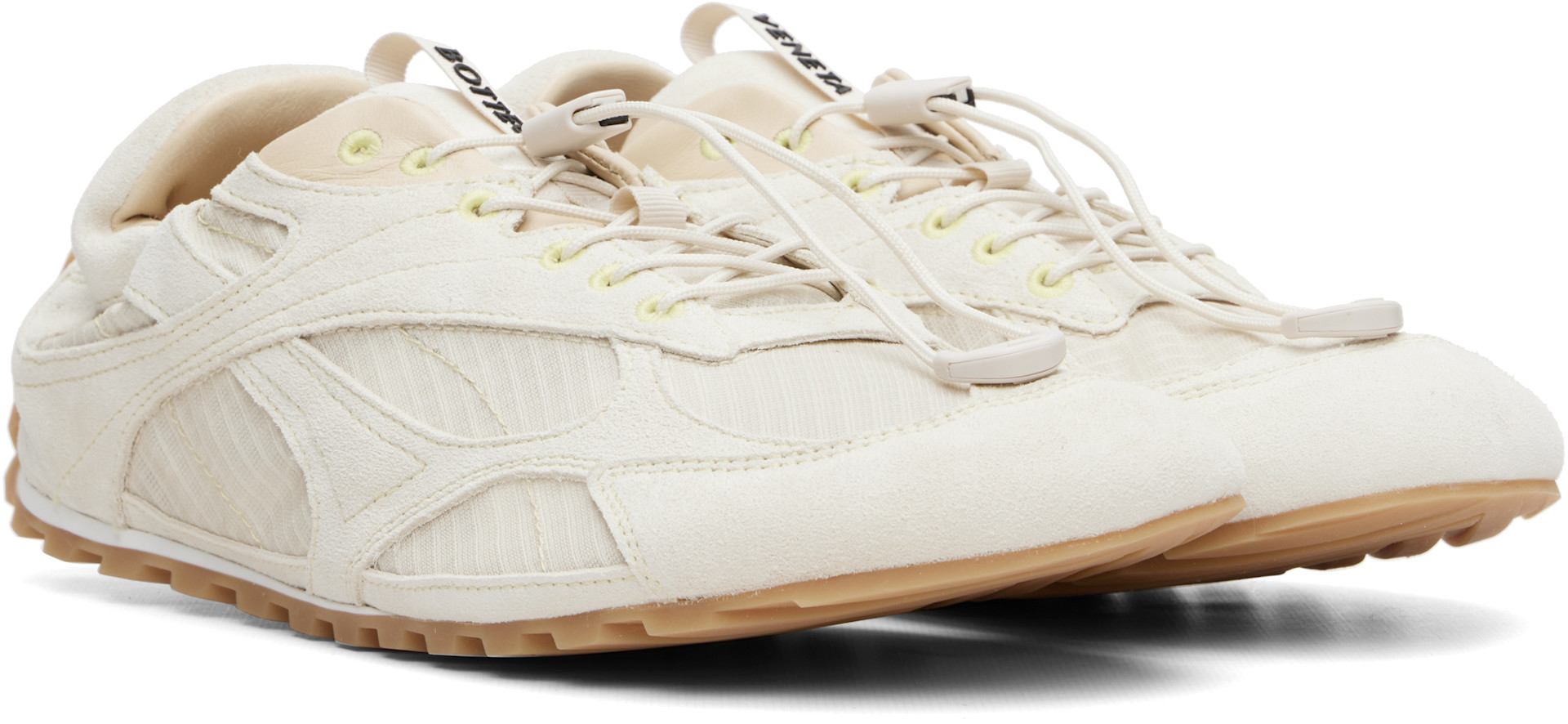 Bottega Veneta - Baskets Orbit Flash blanc cassé