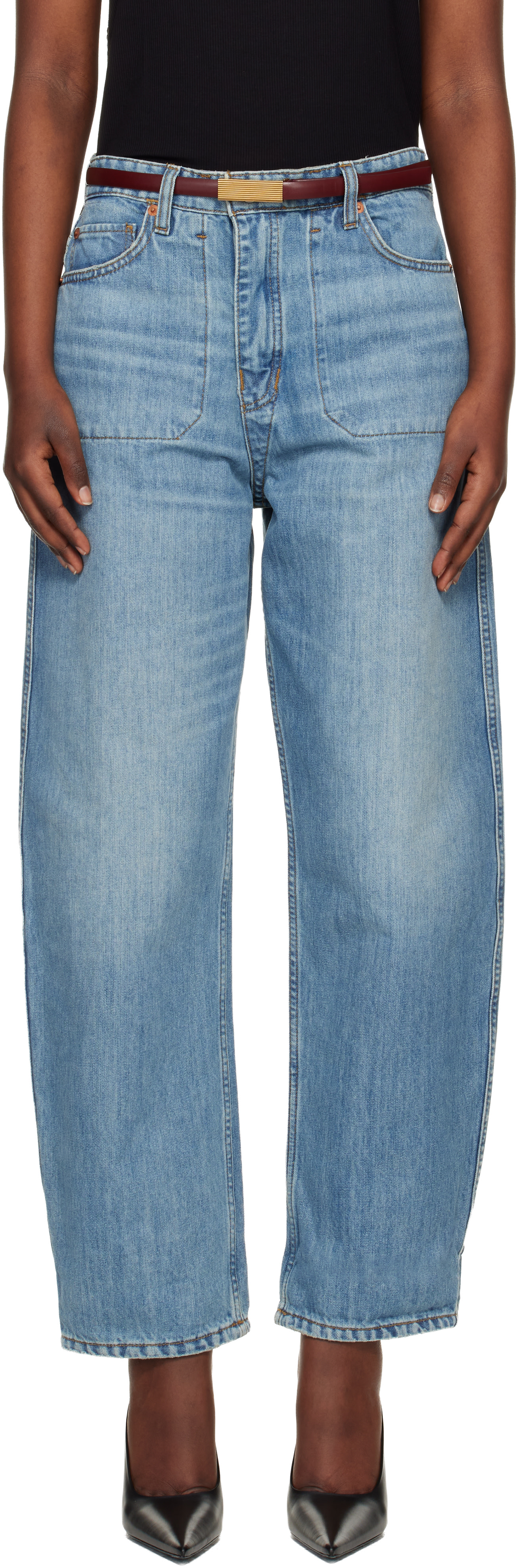 Re/Done - Jean réversible 'The Rewind' bleu