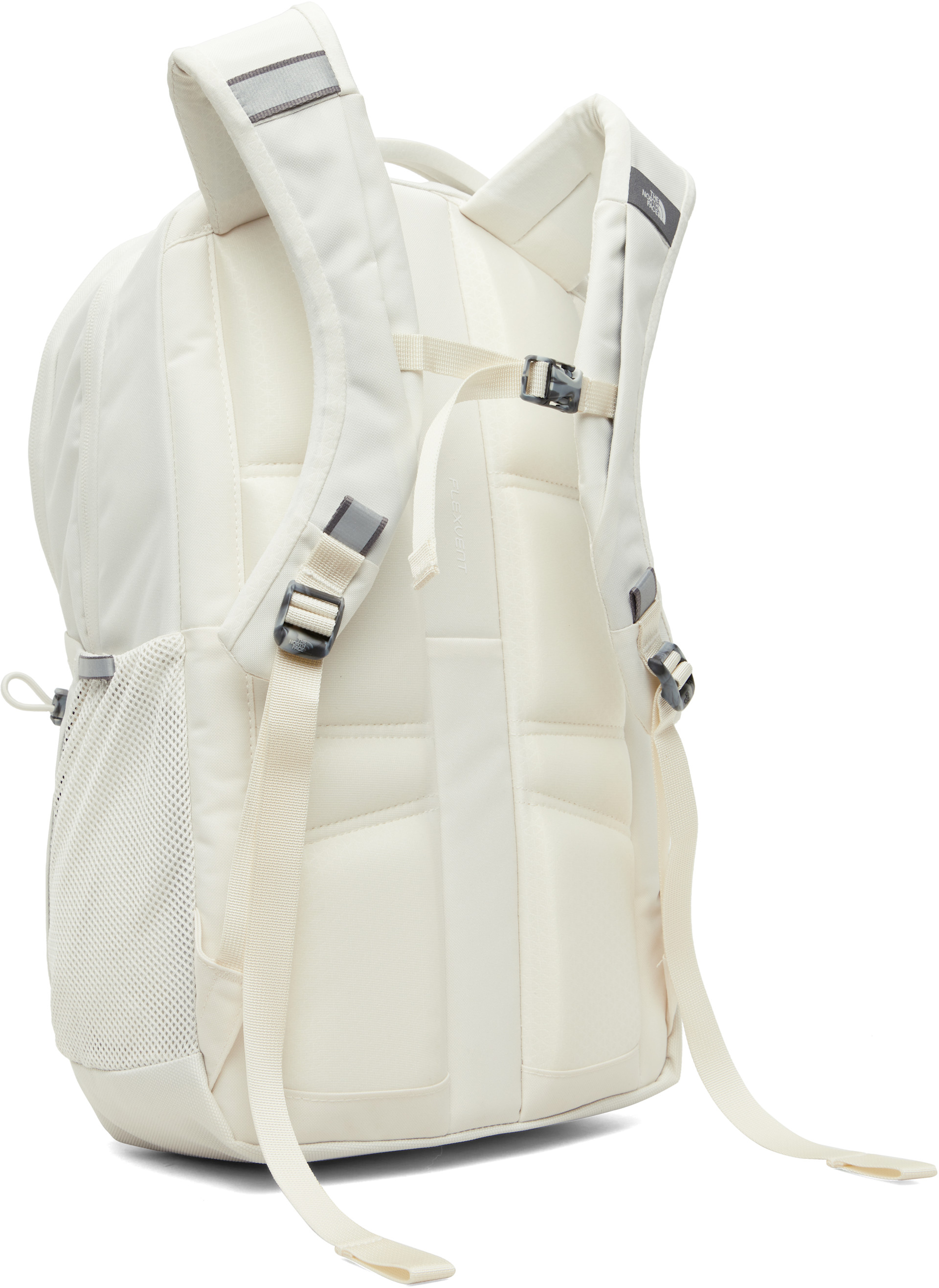 The North Face Women's Jester Luxe Backpack, Gardenia White Burnt Coral Metallic The North Face Women's Jester Luxe Backpack, Gardenia White Burnt Coral Metallic