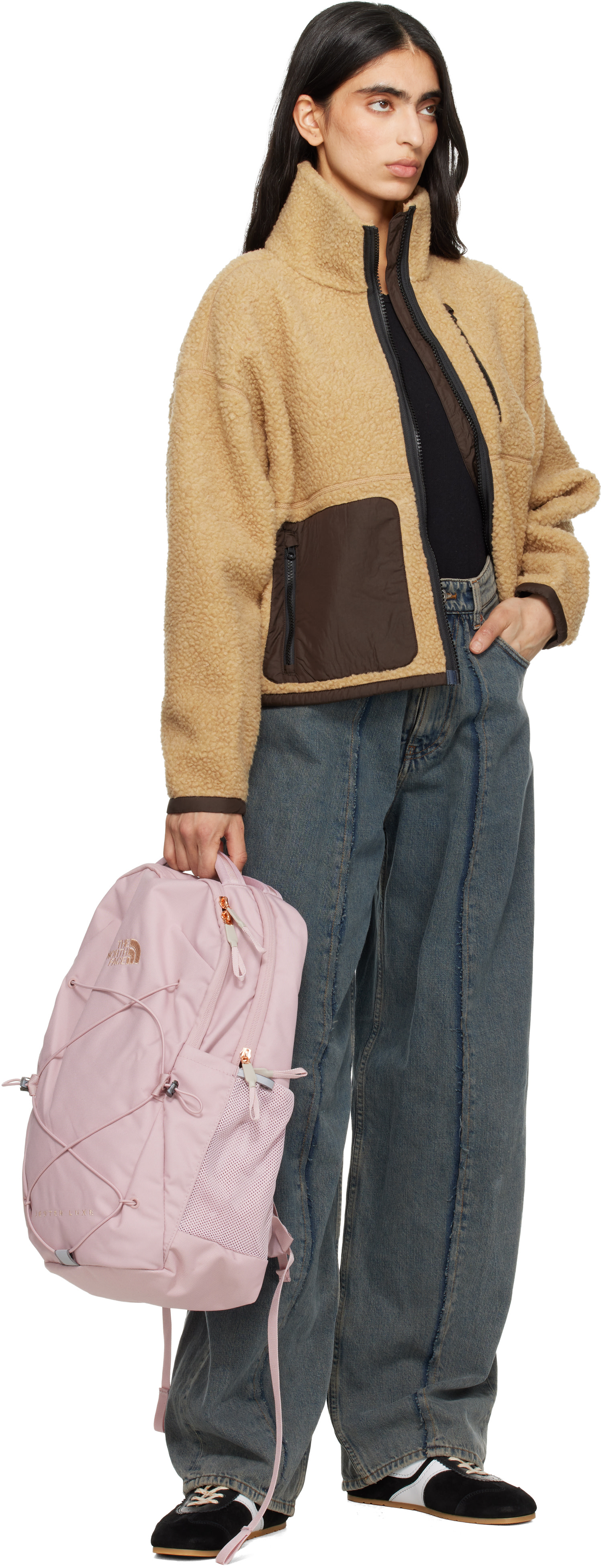 addie vegan leather backpack The Verona Vegan Vachetta Leather Backpack- Cognac