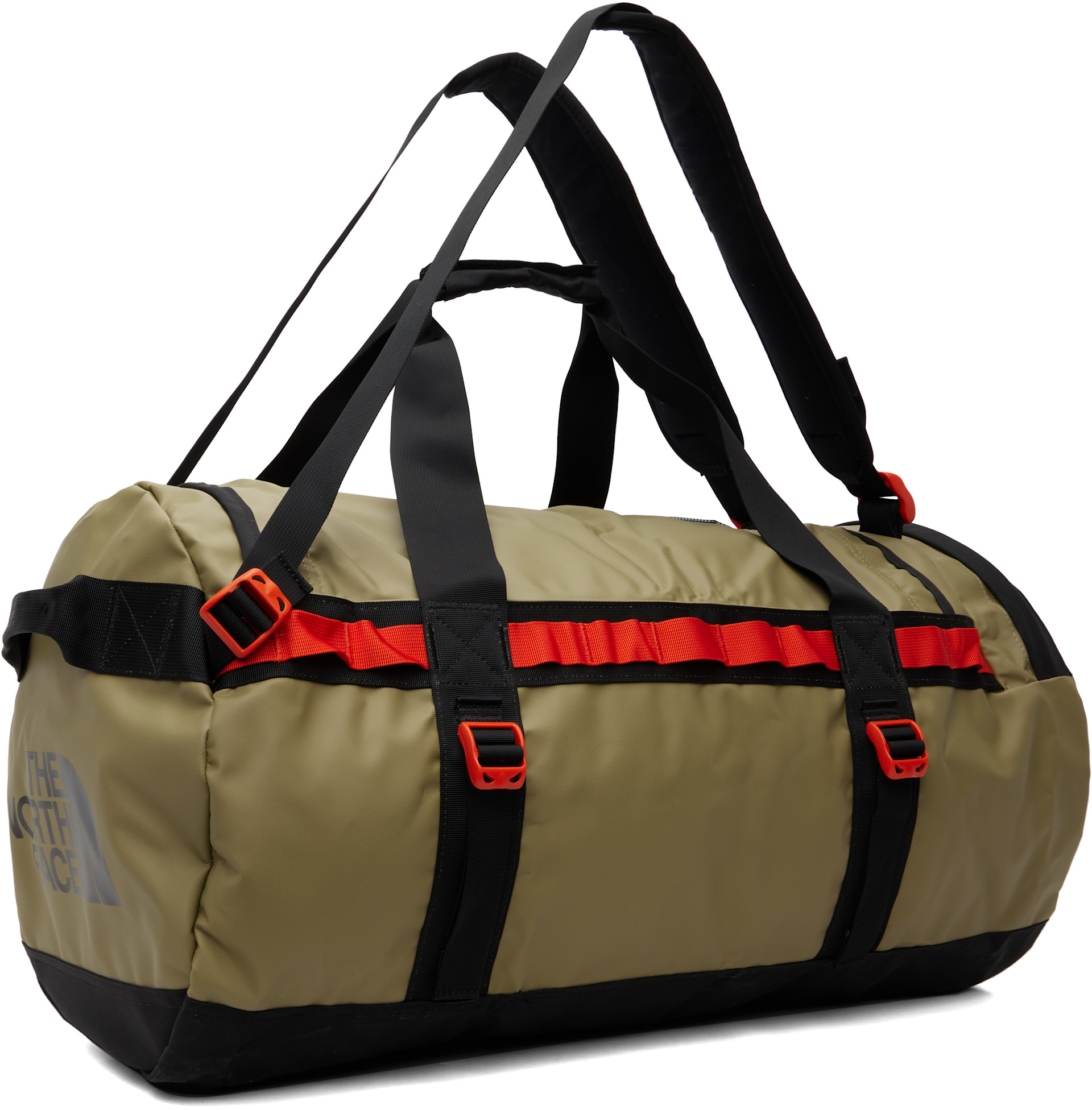 The North Face: ベージュ Base Camp M ダッフルバッグ | SSENSE 日本