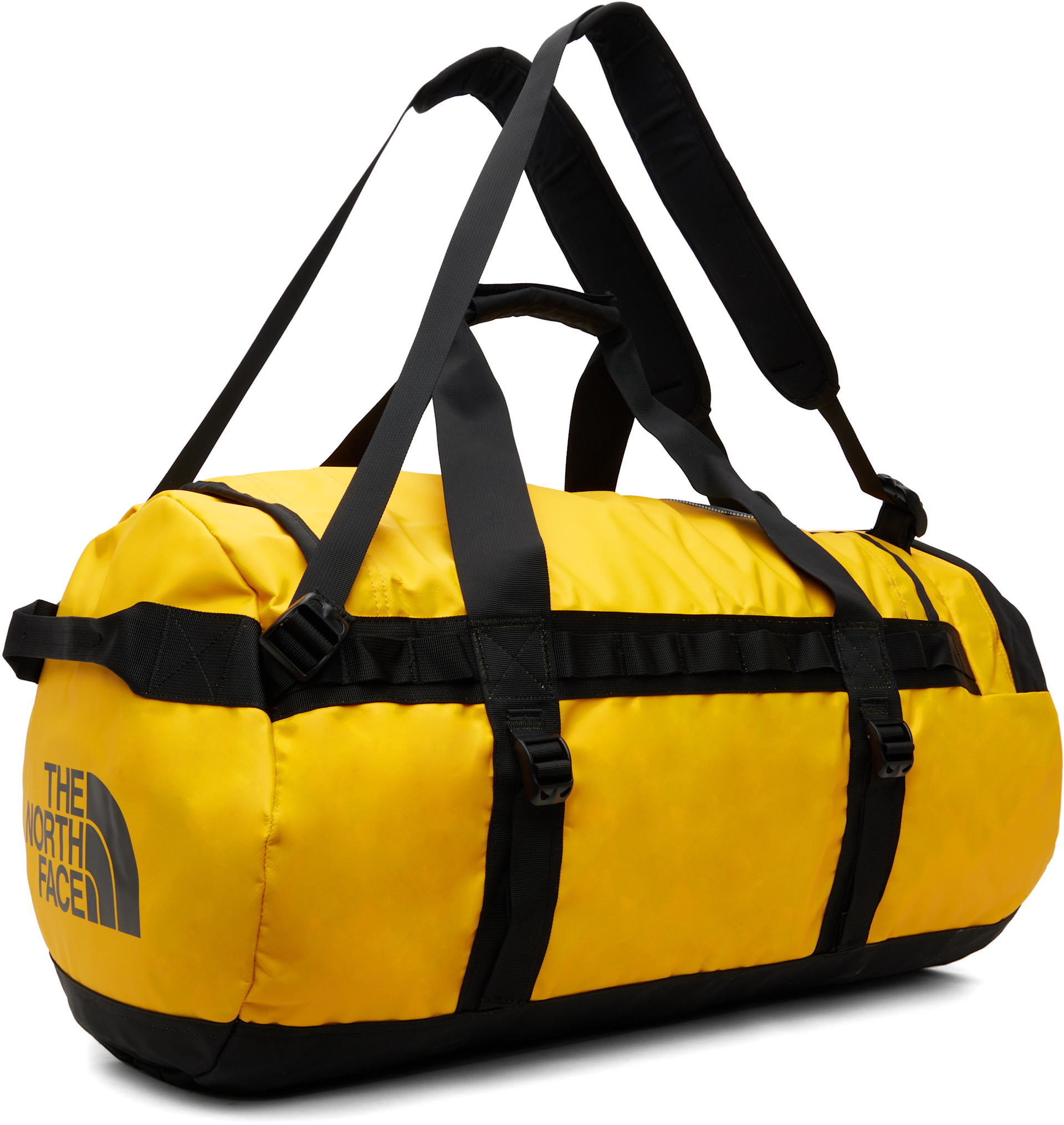 The North Face: イエロー Base Camp M ダッフルバッグ | SSENSE 日本