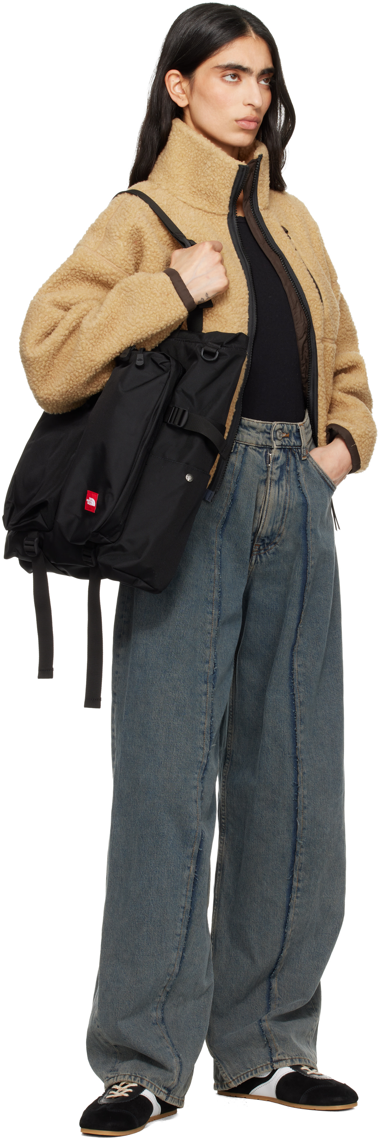 The North Face - Cabas noir - TNF Red Box