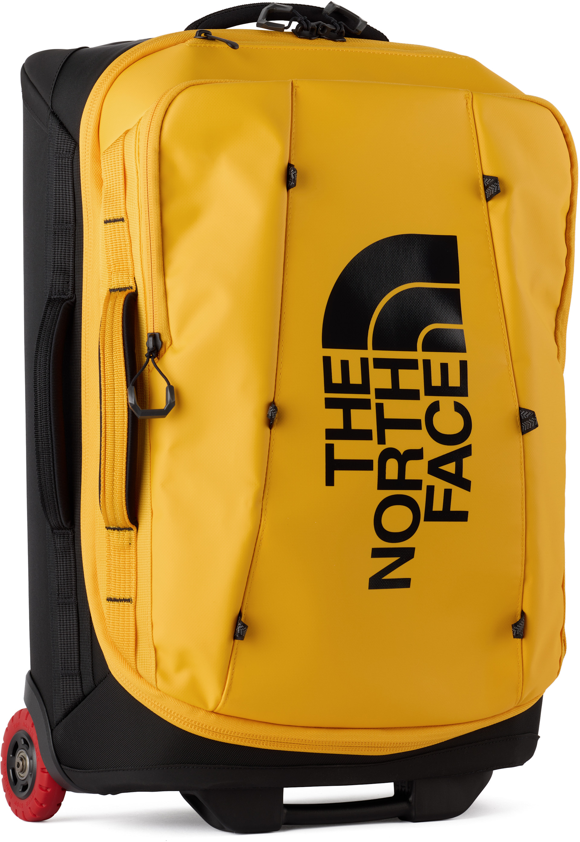 The North Face: Yellow Base Camp Rolling Thunder 22 Suitcase