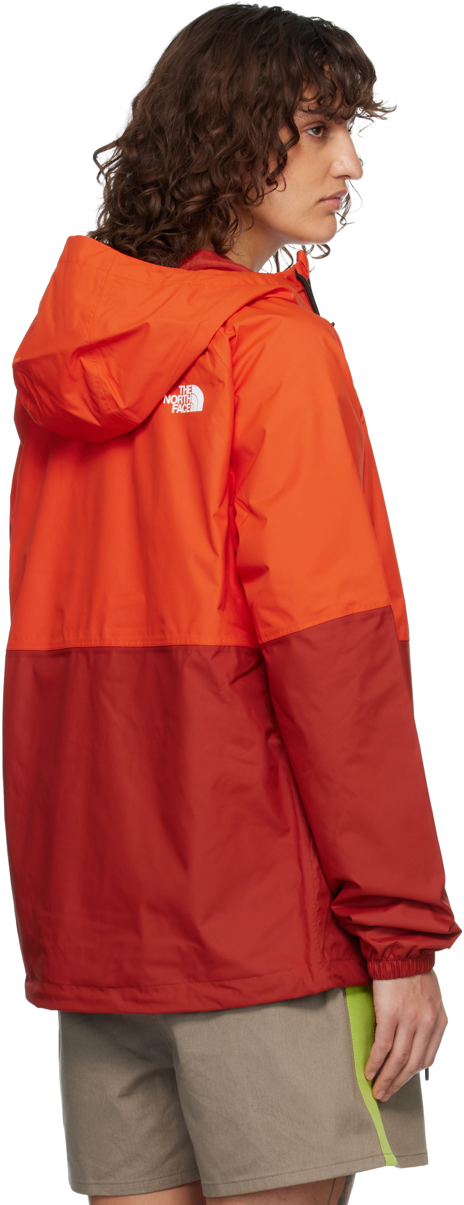 The North Face - Imperméable Antora orange à capuche