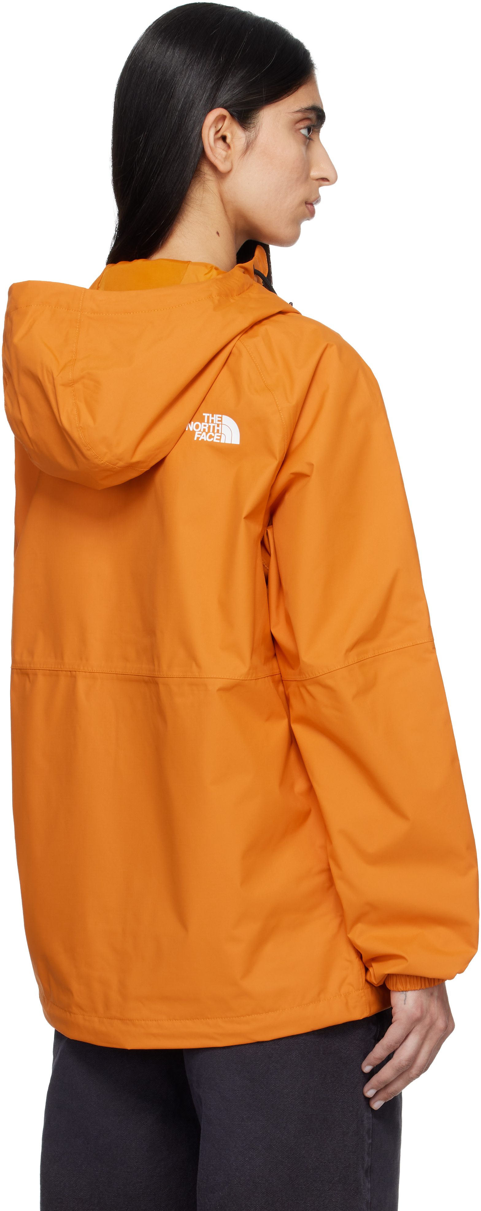 The North Face - Imperméable Antora orange à capuche