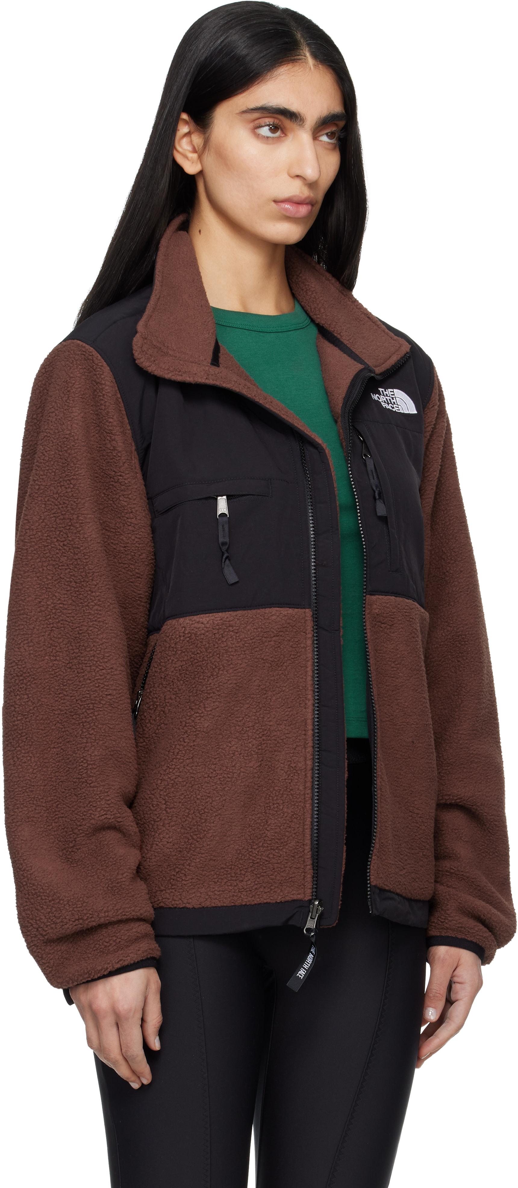 PJS Denali ブラウンジャケット X-Small The North Face: Brown Retro Denali Jacket | SSENSE