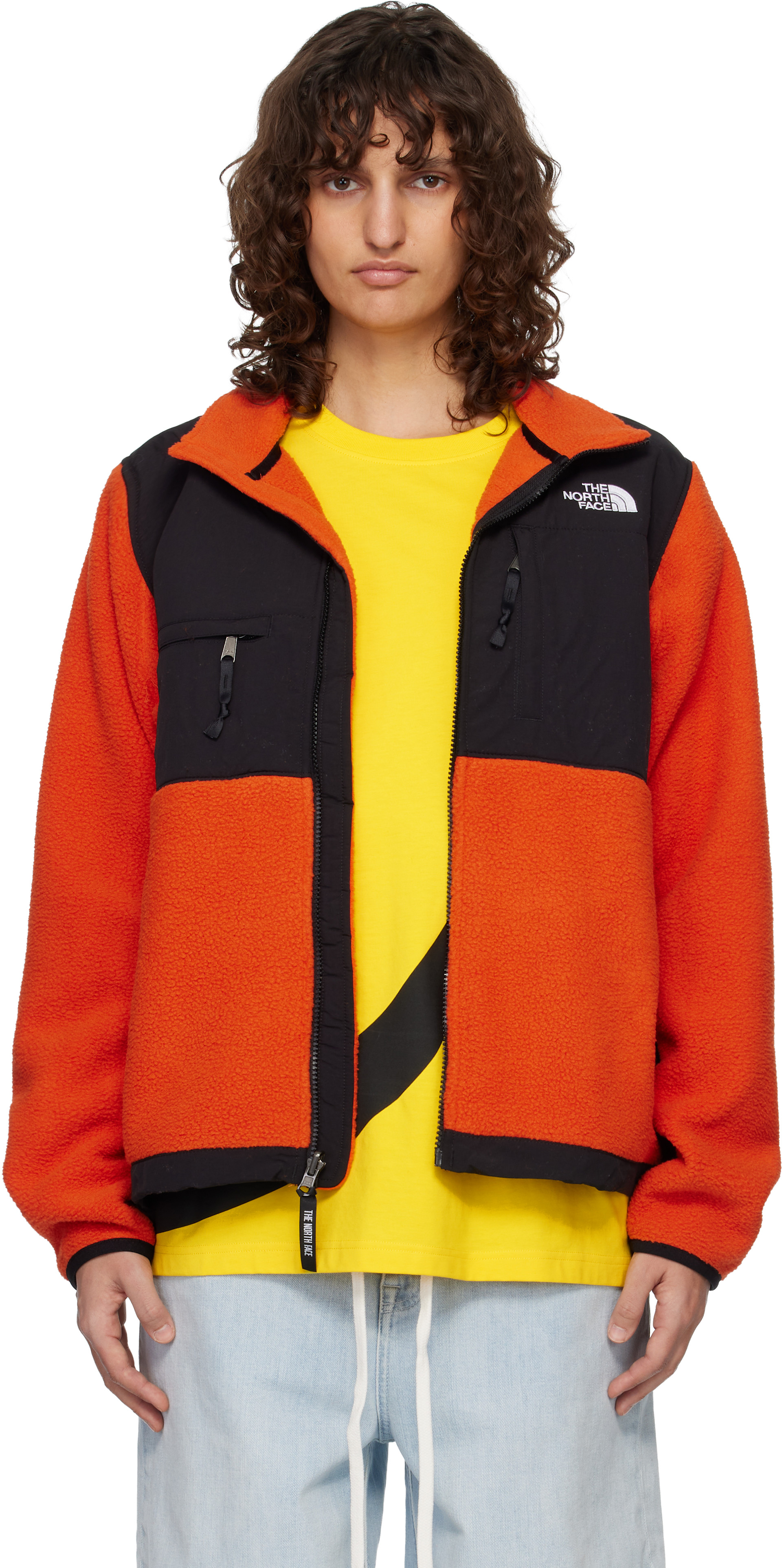 The North Face - Blouson rétro Denali orange