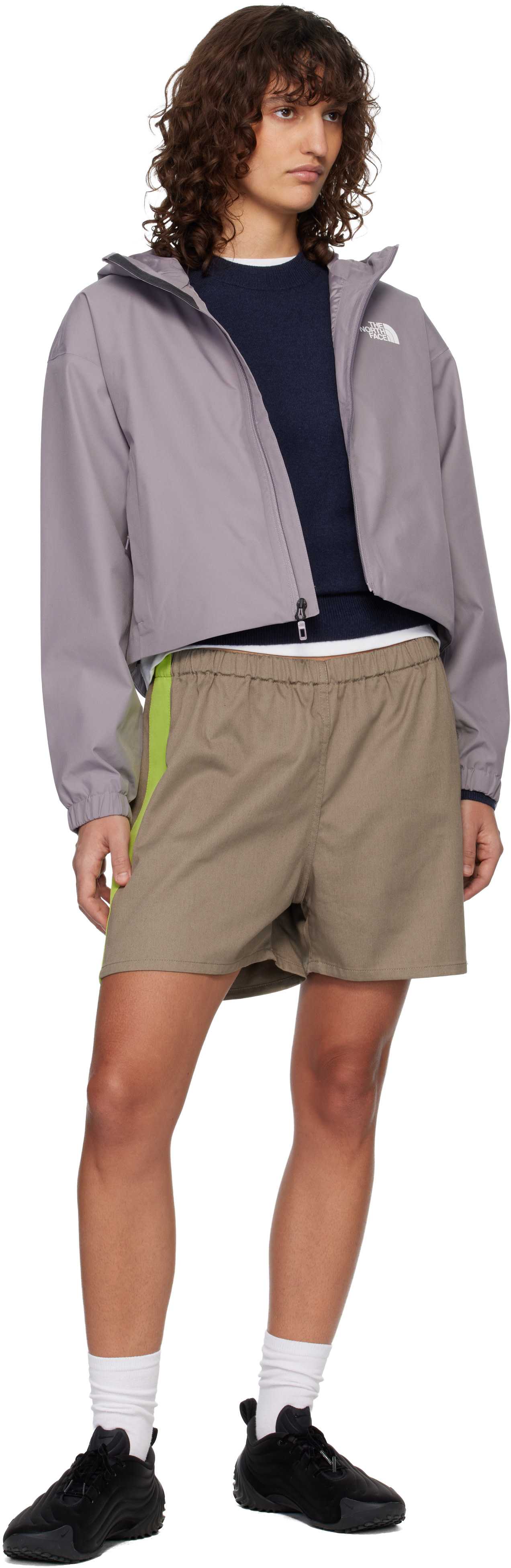 The North Face - Imperméable écourté Quest mauve