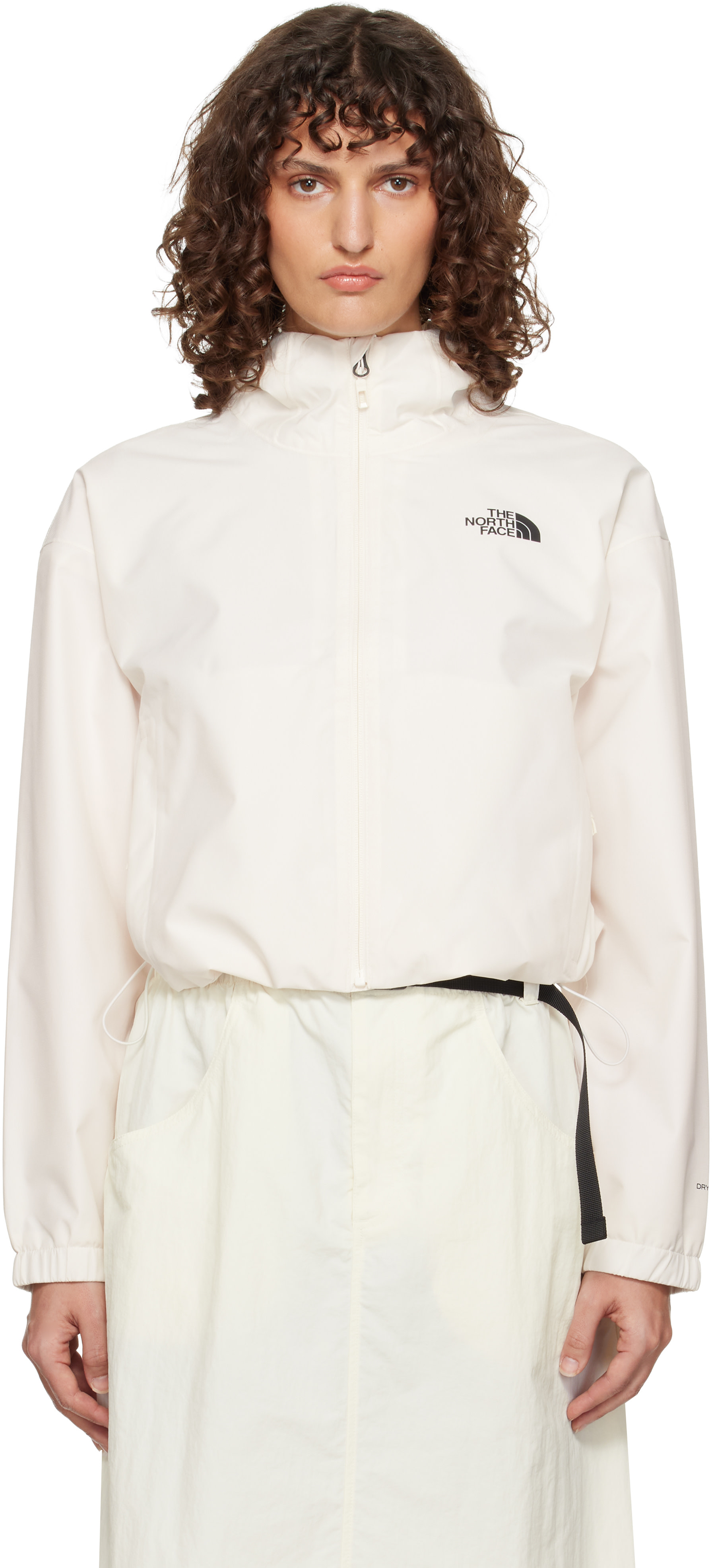 The North Face - Imperméable écourté Quest blanc cassé