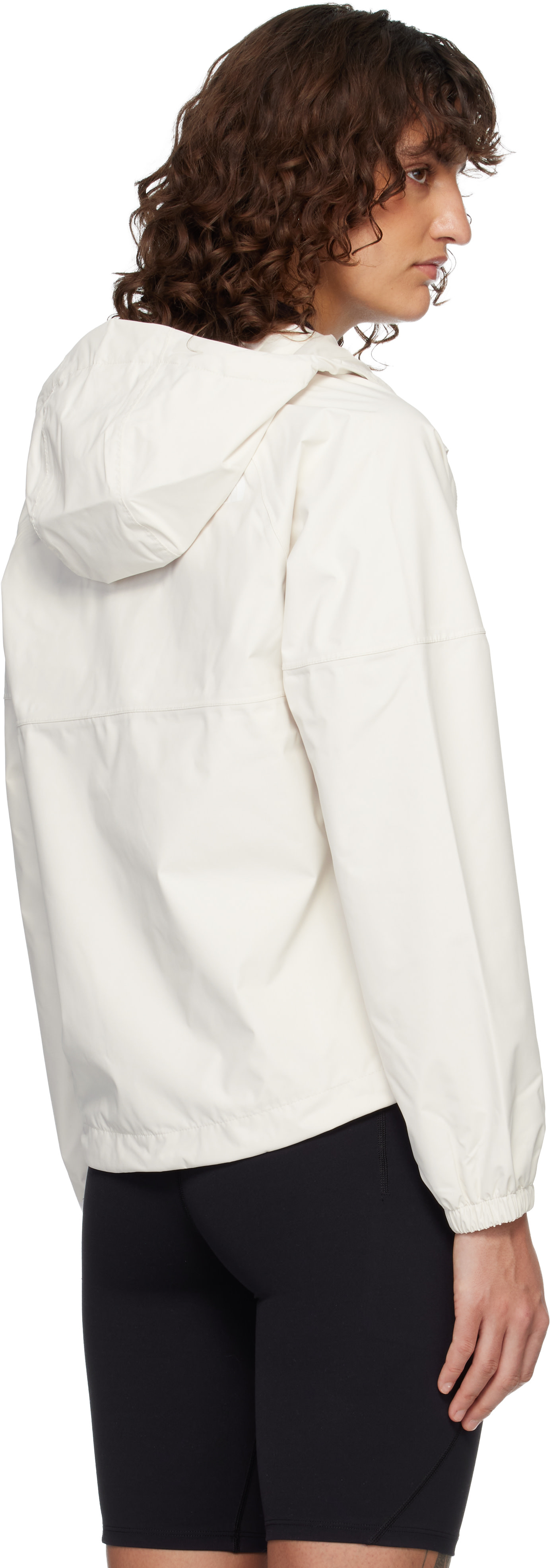 The North Face - Imperméable Antora blanc à capuche