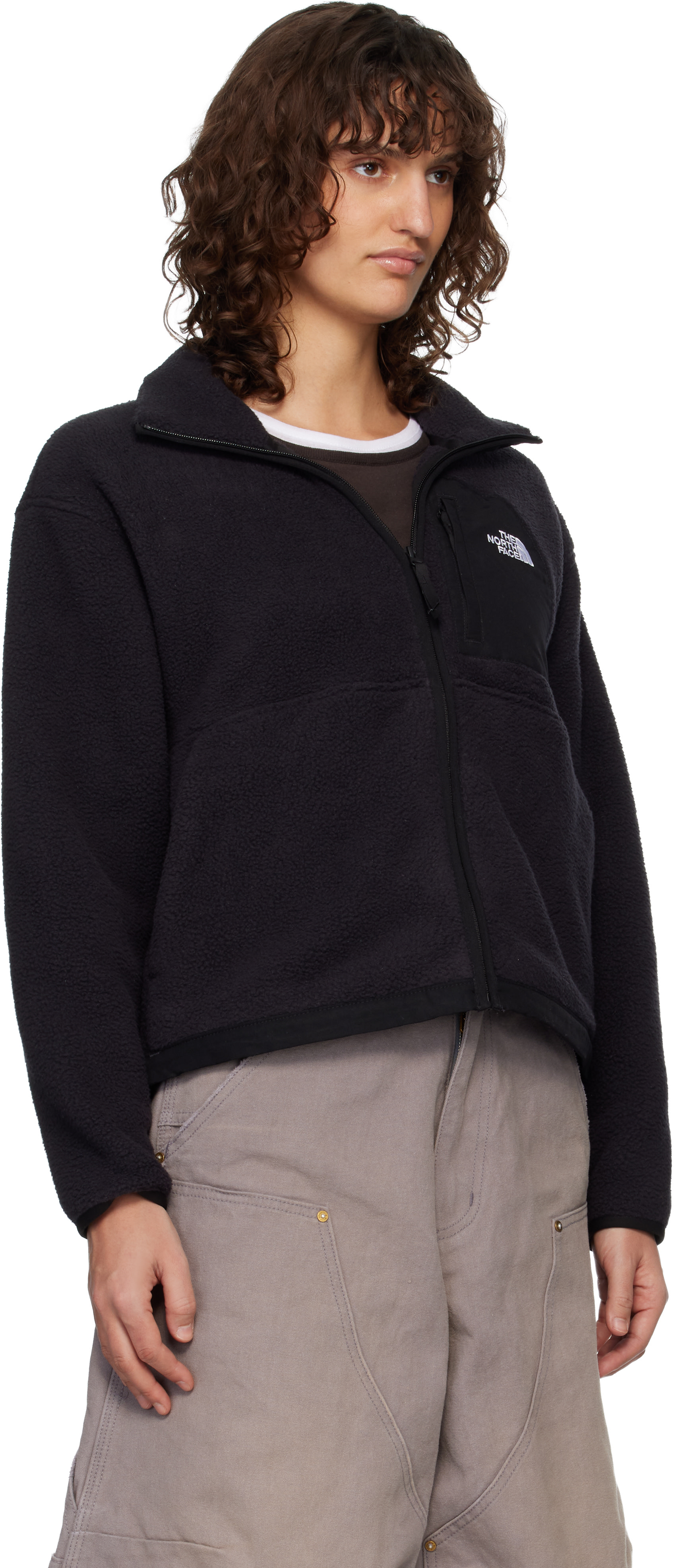 The North Face: Black Yumiori Off Peak Full-Zip Jacket | SSENSE Canada