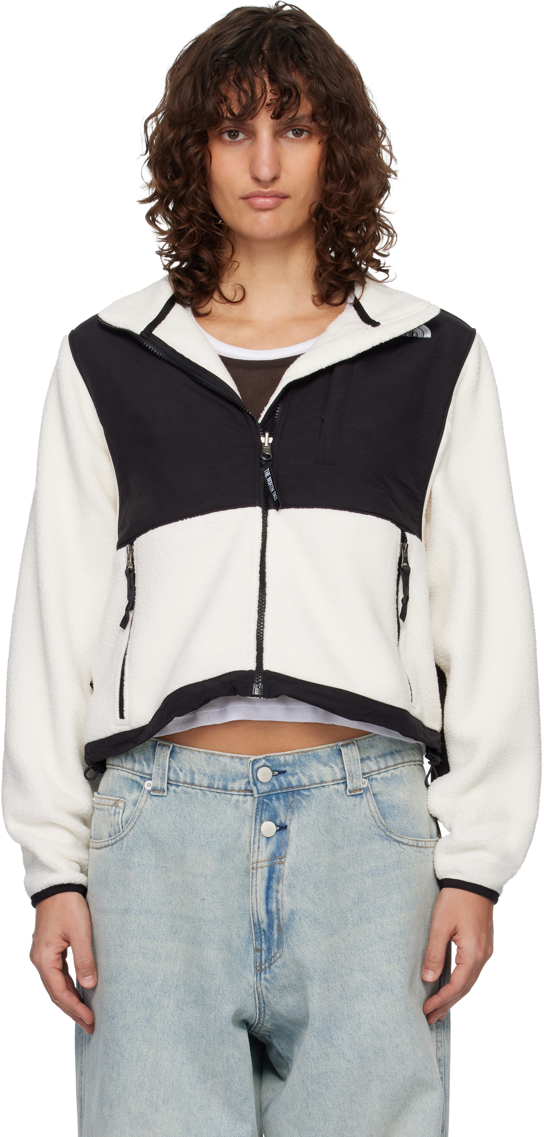 The North Face - Blouson rétro Denali blanc