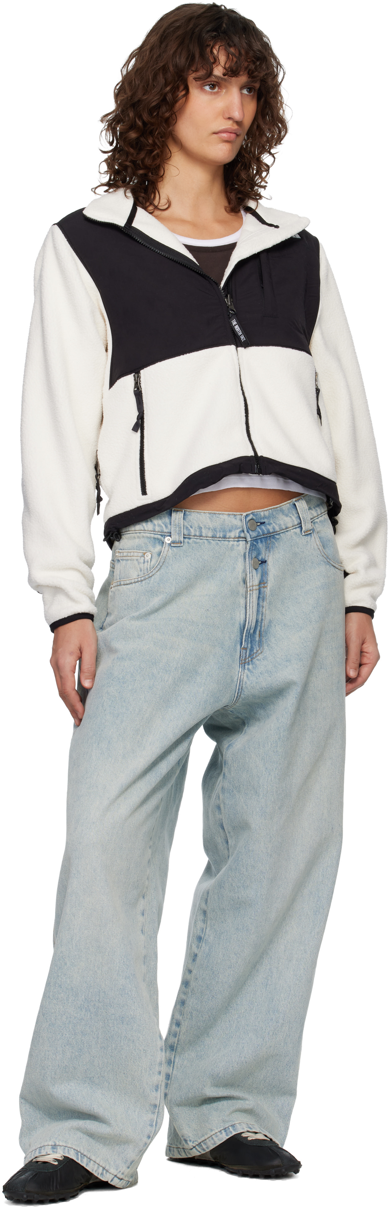 The North Face - Blouson rétro Denali blanc