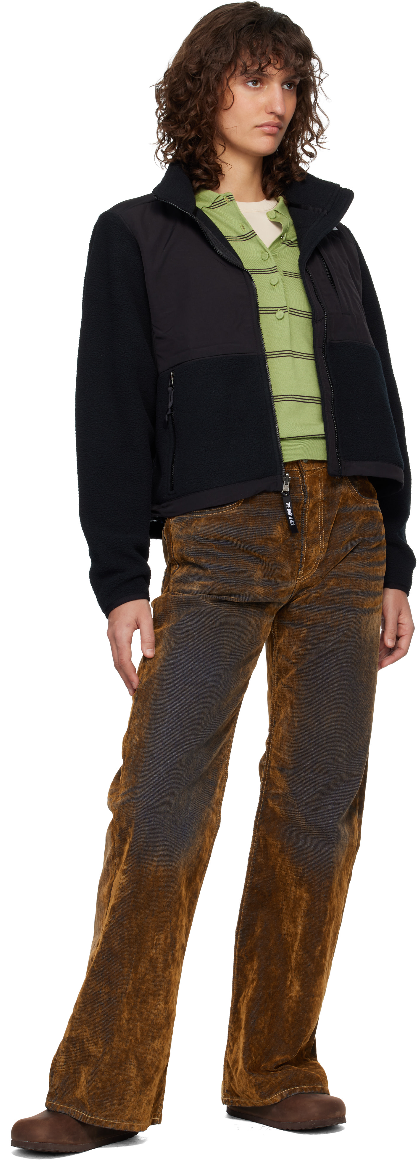 The North Face - Blouson rétro Denali noir