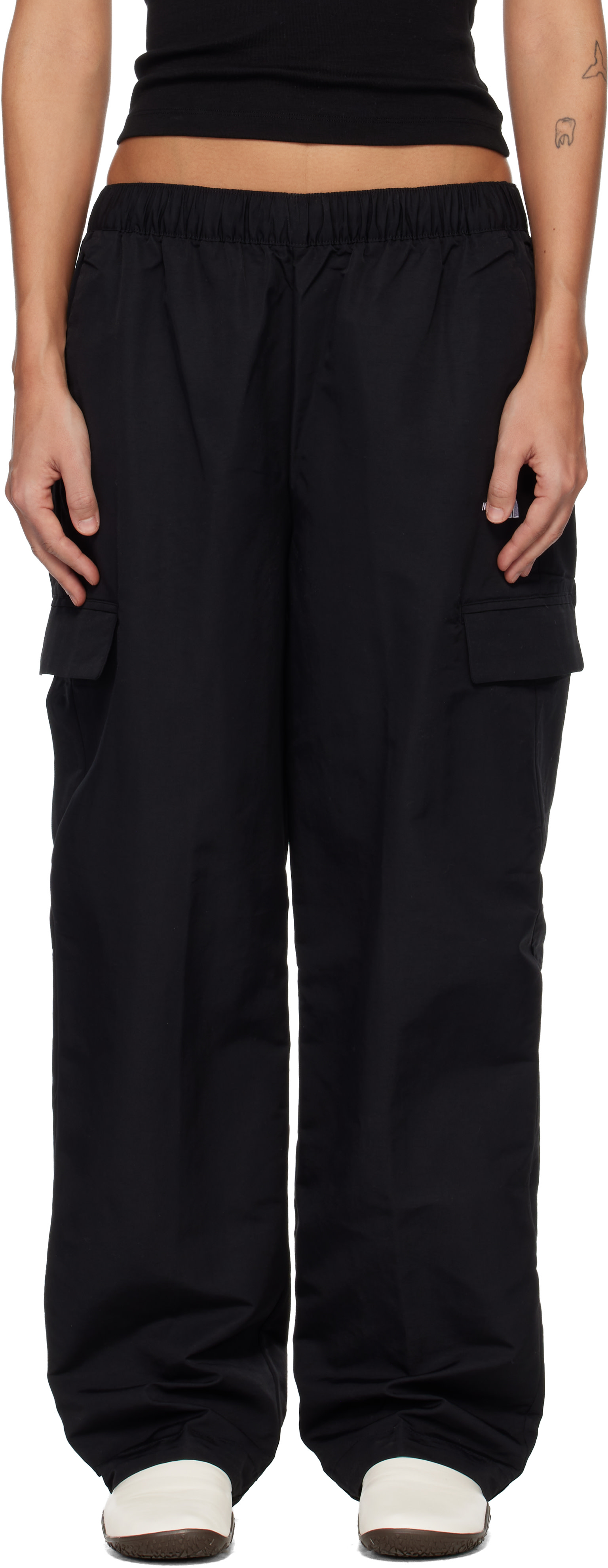 The North Face: Black TNF Easy Wind Cargo Pants | SSENSE Canada
