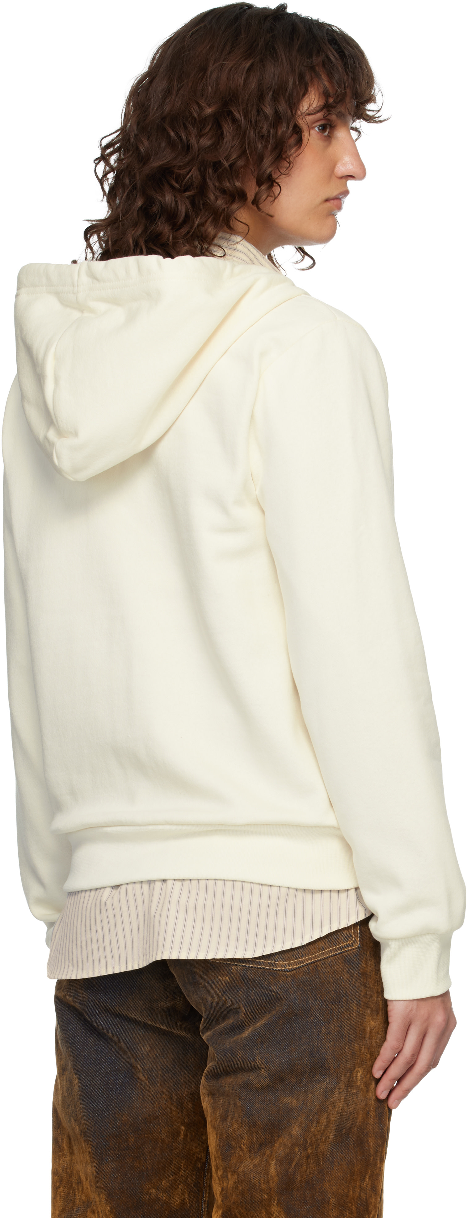 The North Face - Pull à capuche Evolution Simple Dome blanc à glissière