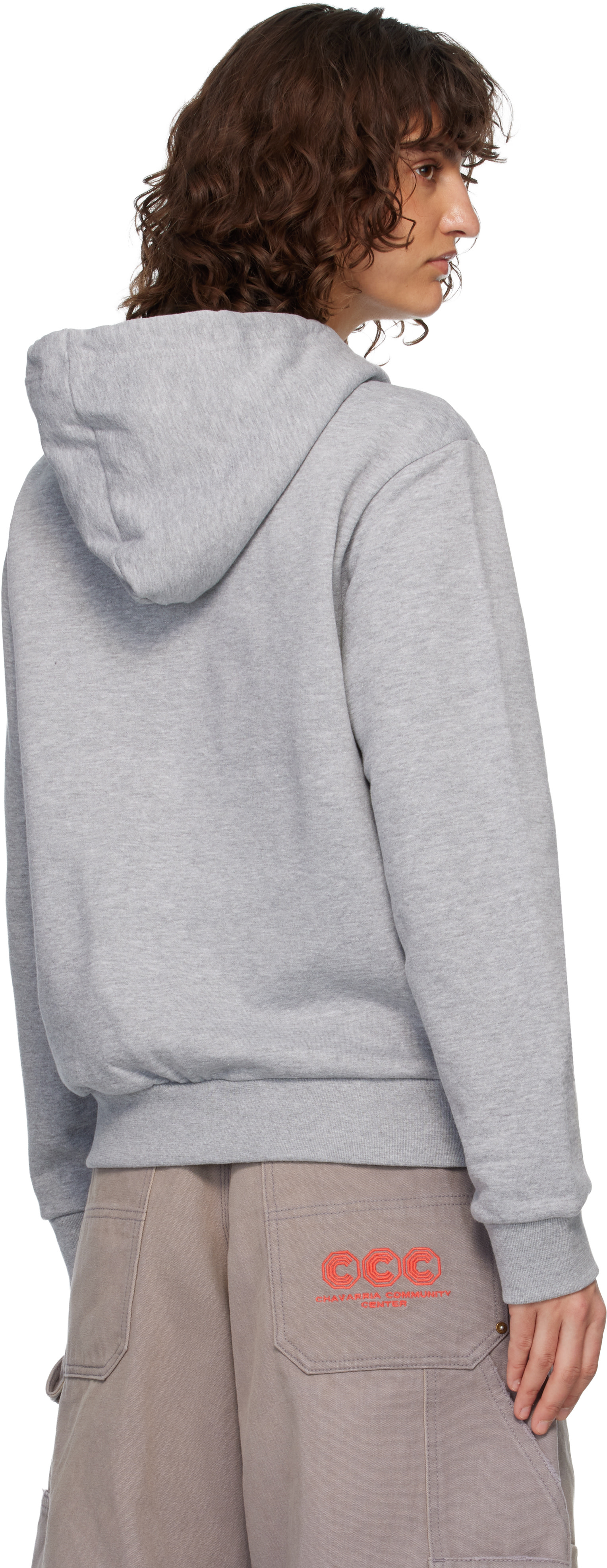The North Face - Pull à capuche Evolution Simple Dome gris à glissière
