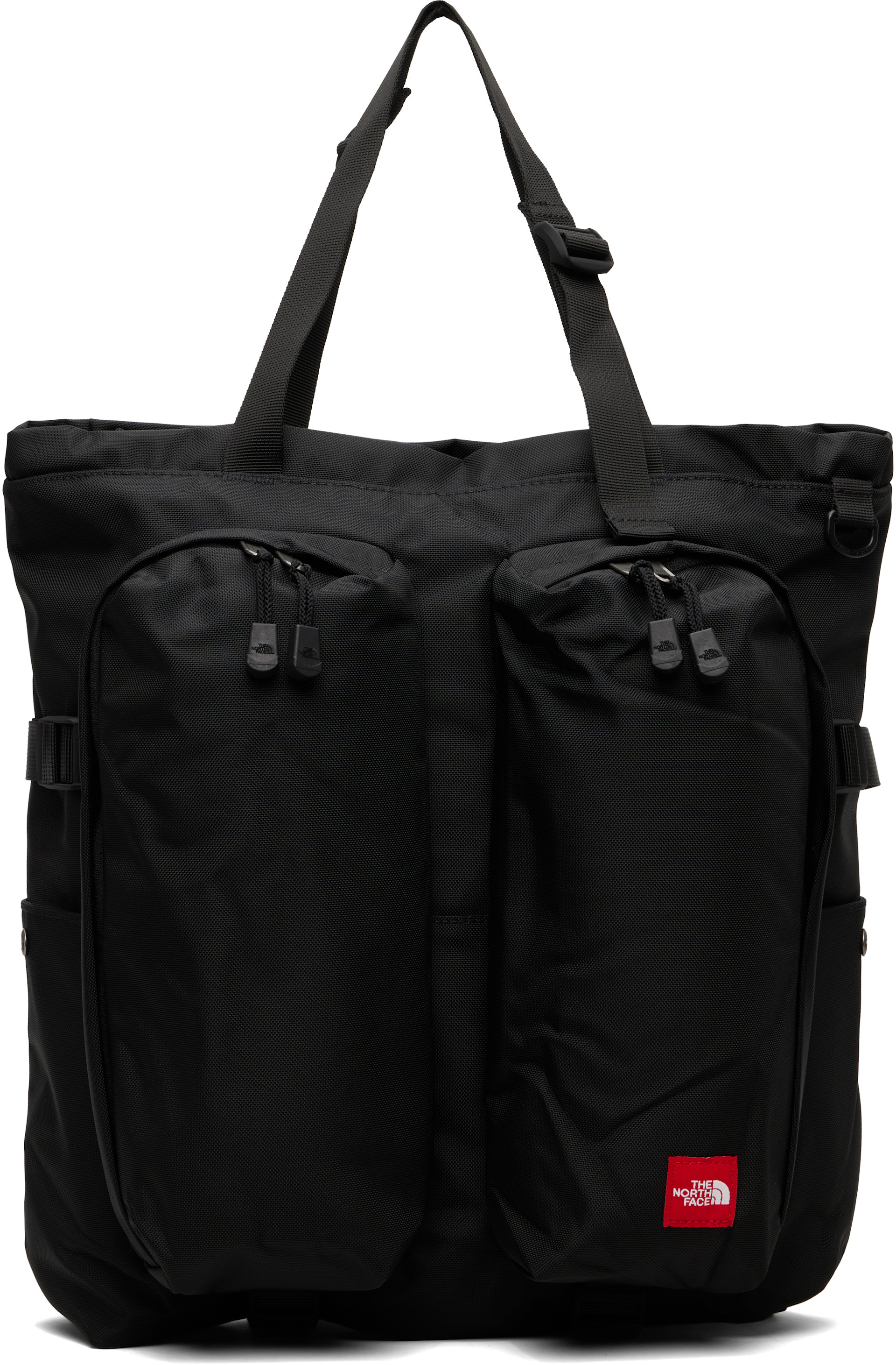 『TNF 61930 NT L』 The North Face: Black TNF Red Box Tote | SSENSE Canada