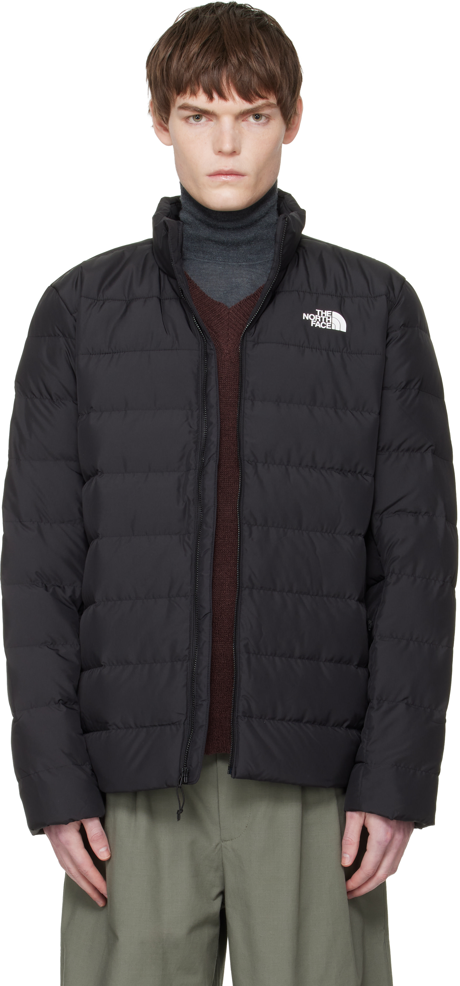 The North Face - 블랙 아콘카구아 3 다운 재킷