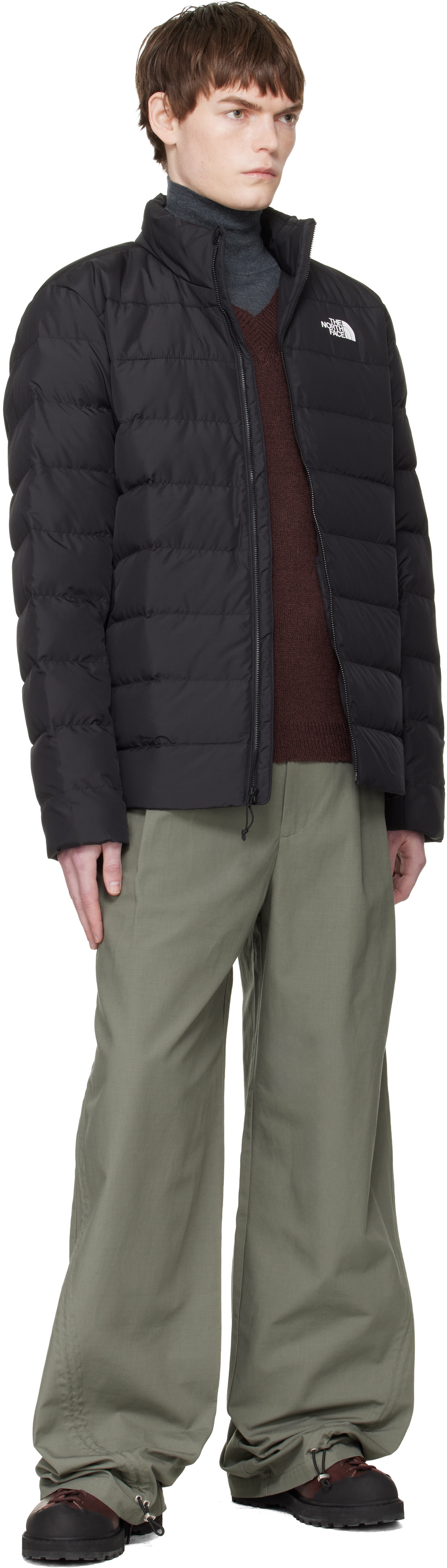 The North Face - 블랙 아콘카구아 3 다운 재킷