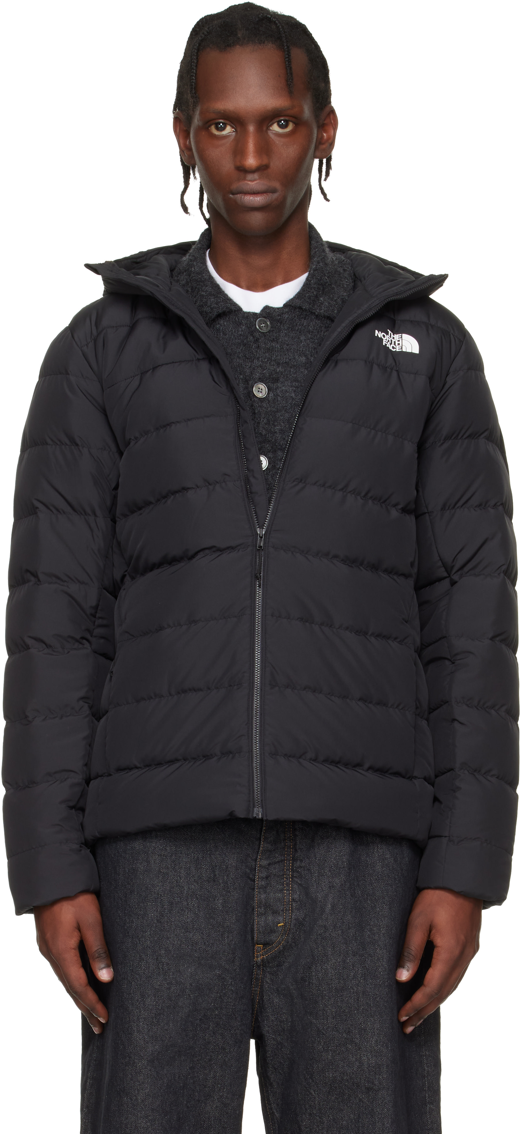 The North Face - 블랙 아콘카구아 3 다운 재킷
