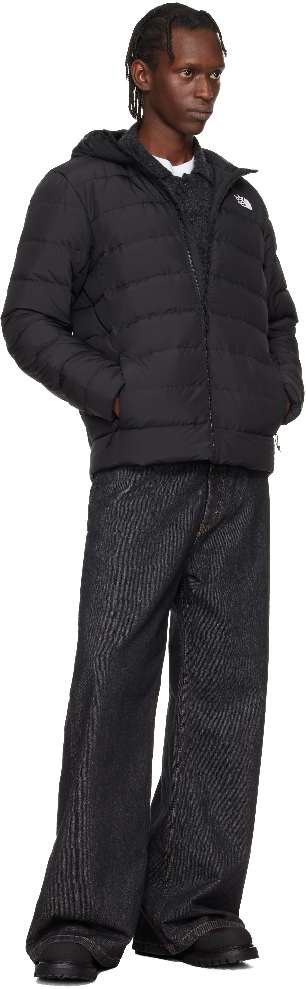 The North Face - 블랙 아콘카구아 3 다운 재킷