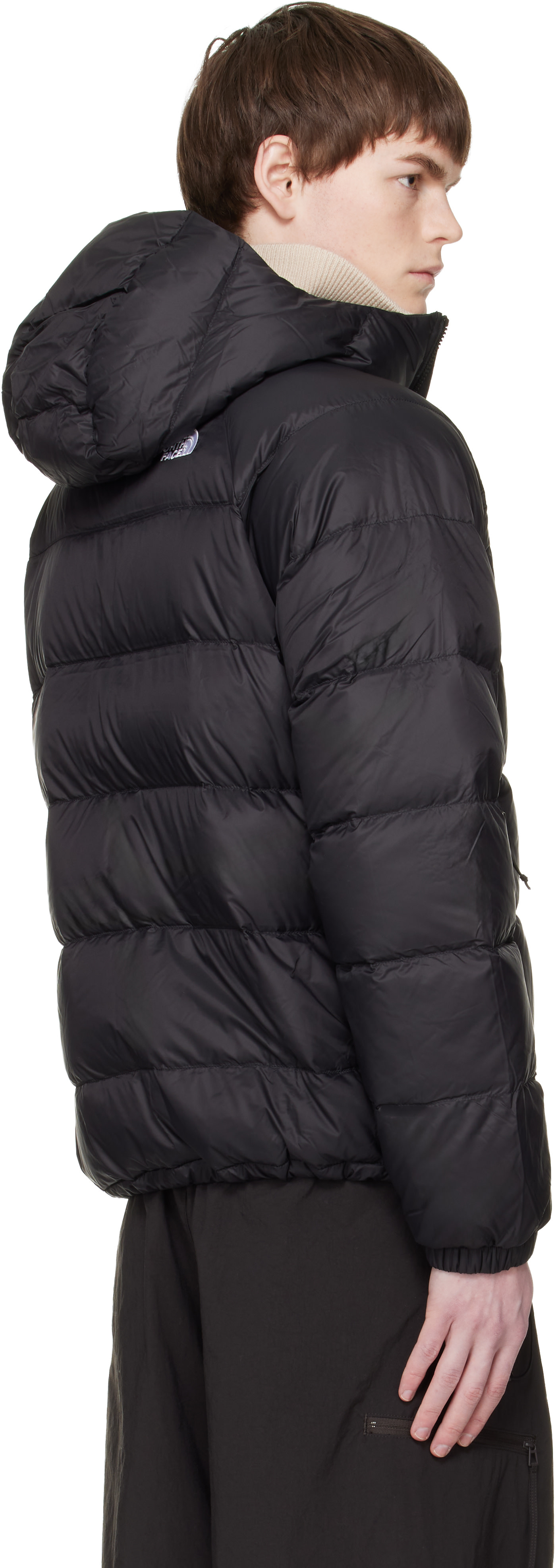 The North Face: ブラック Hydrenalite フード ダウンジャケット  