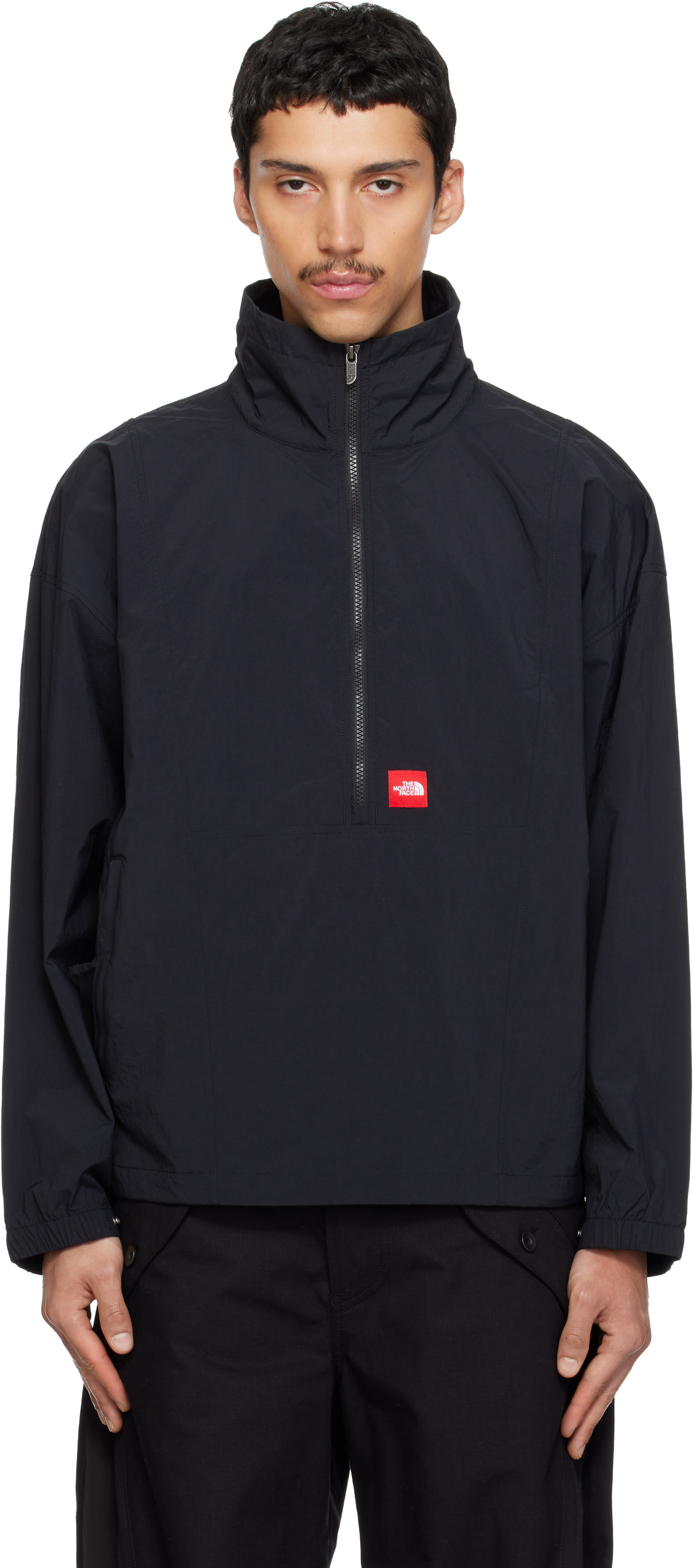 The North Face: ブラック TNF Red Box タスラン ジャケット | SSENSE 日本
