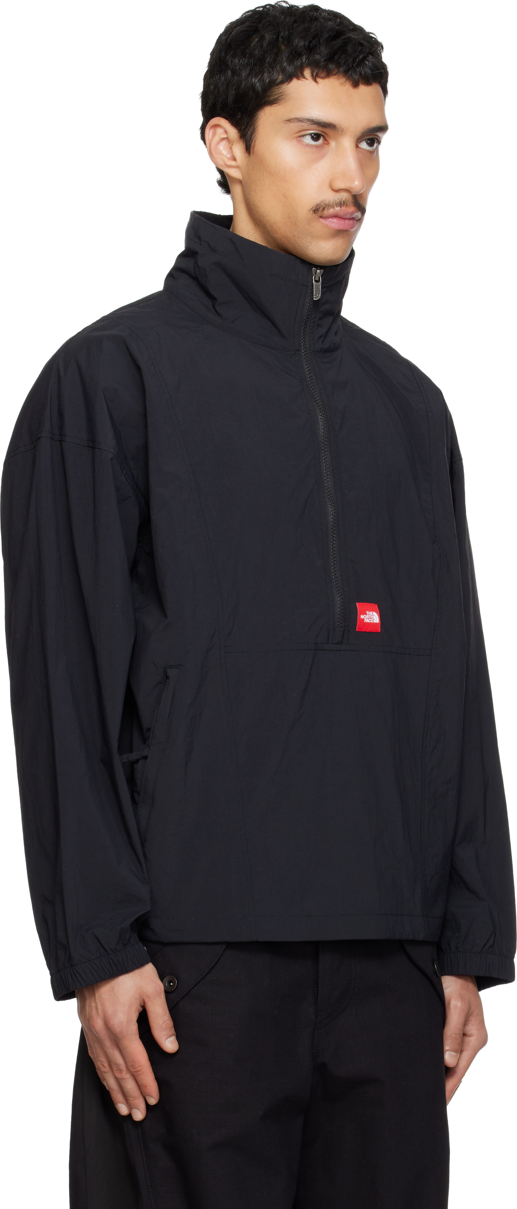 The North Face: ブラック TNF Red Box タスラン ジャケット | SSENSE 日本