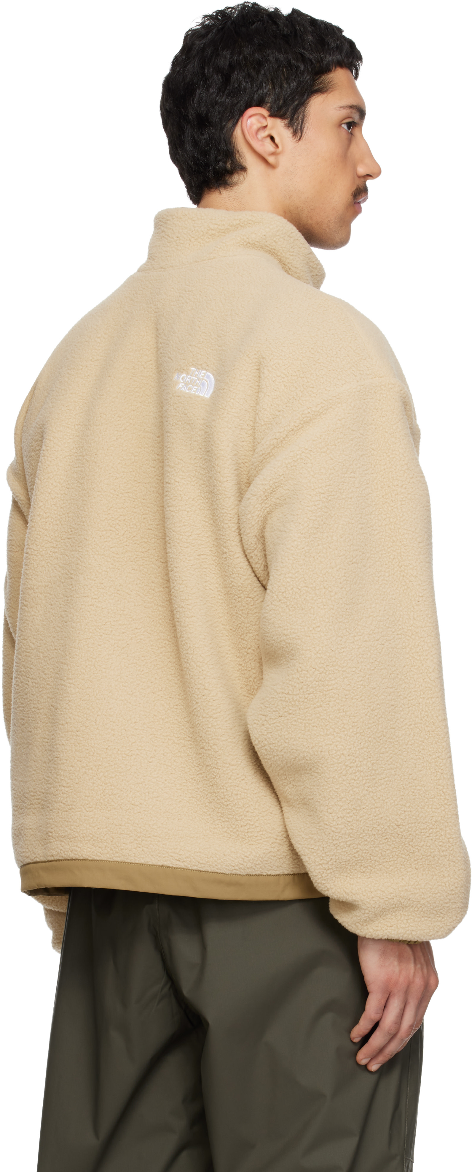 The North Face: ベージュ＆カーキ Yumiori リバーシブル ジャケット 