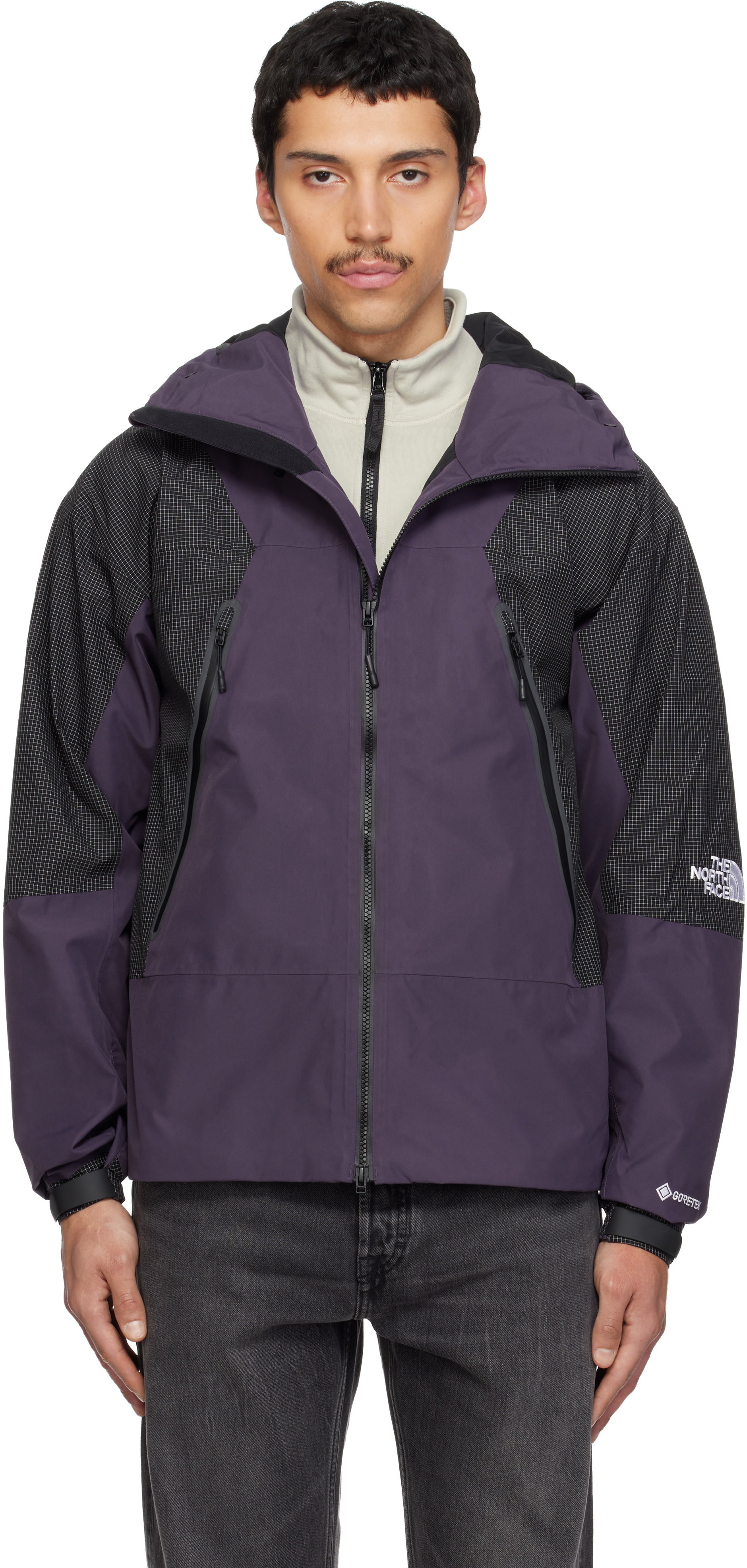 The North Face: Purple & Black HKe Spectra GORE-TEX Mountain Light 