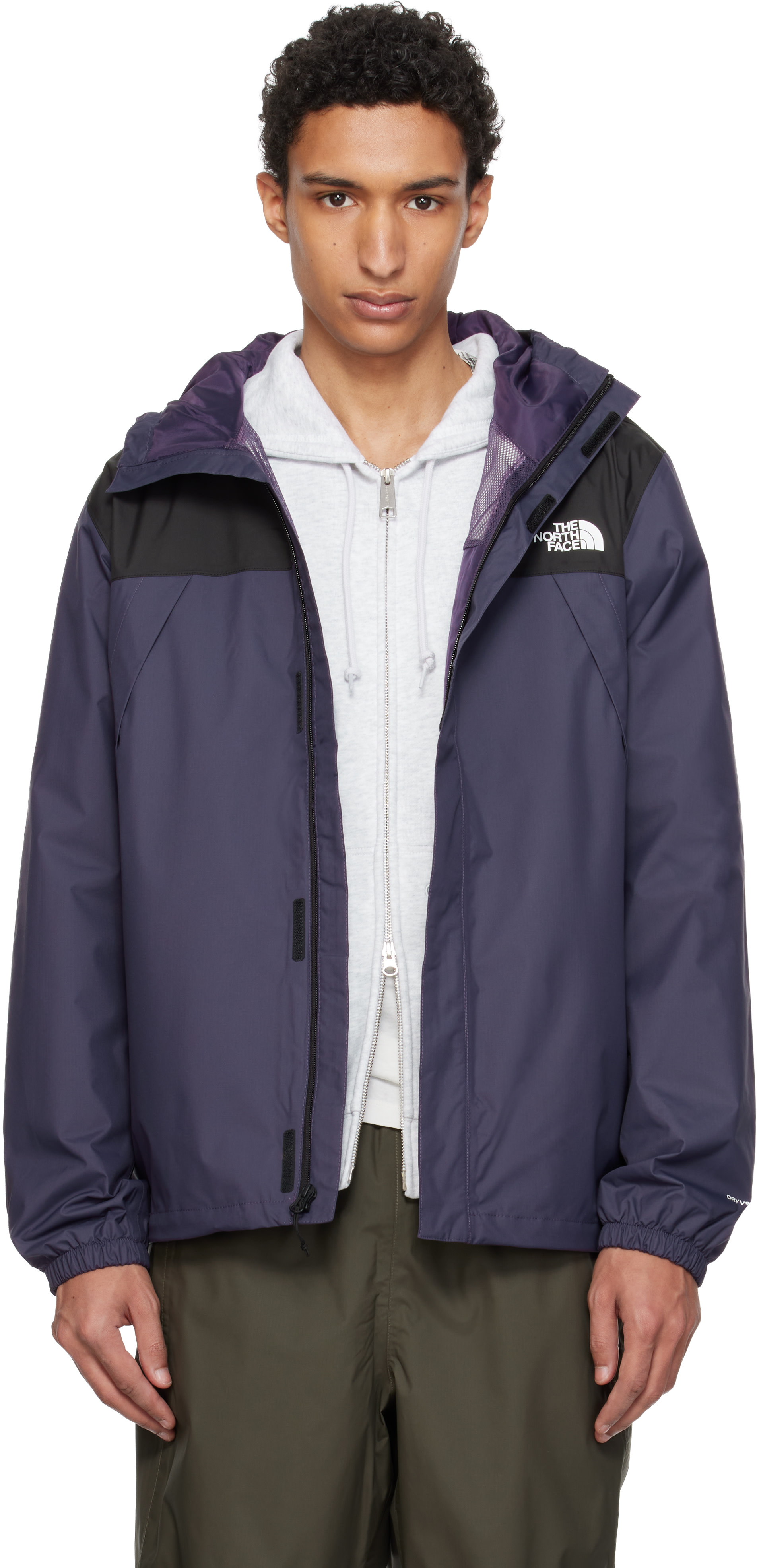 The North Face: パープル Antora レインジャケット | SSENSE 日本