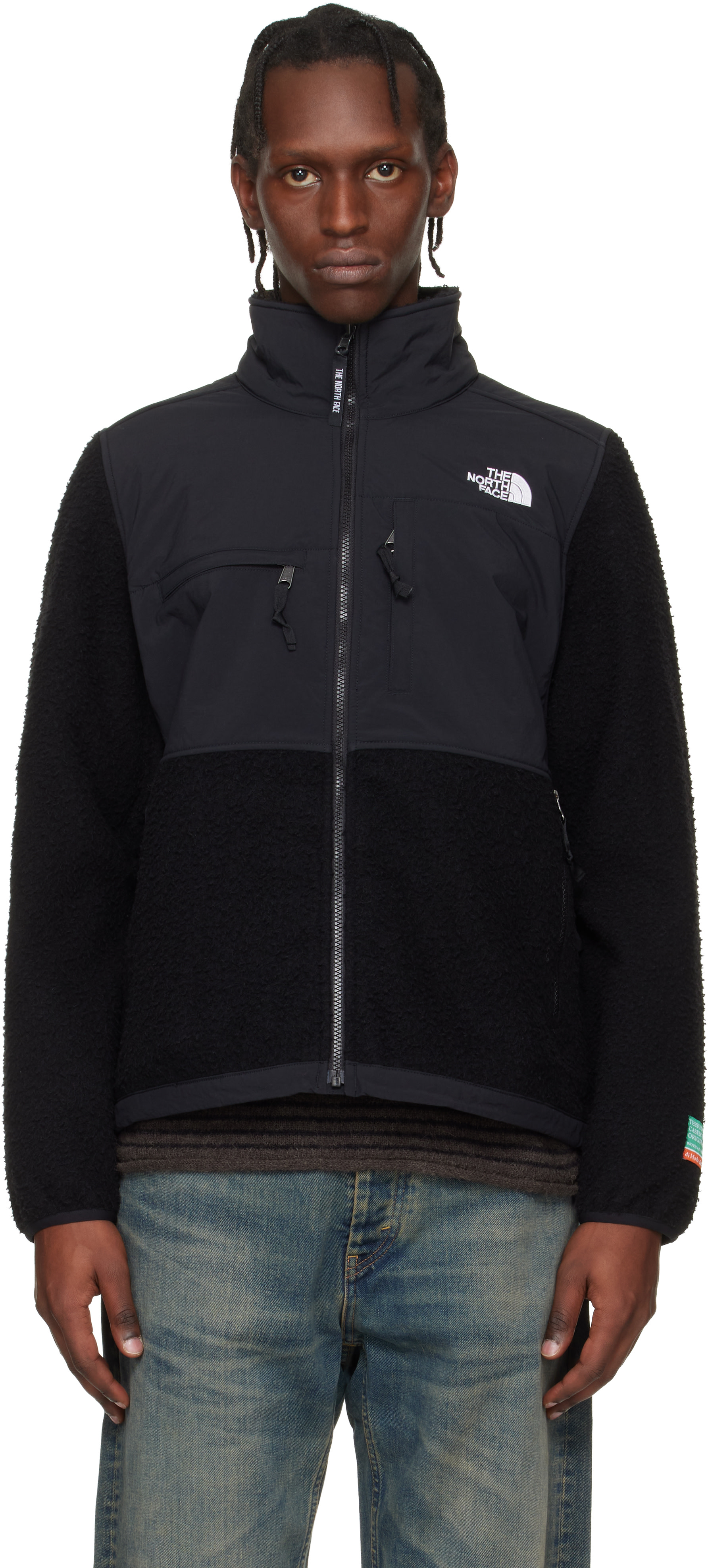 The North Face: Black 1995 Casentino Denali Jacket | SSENSE Canada