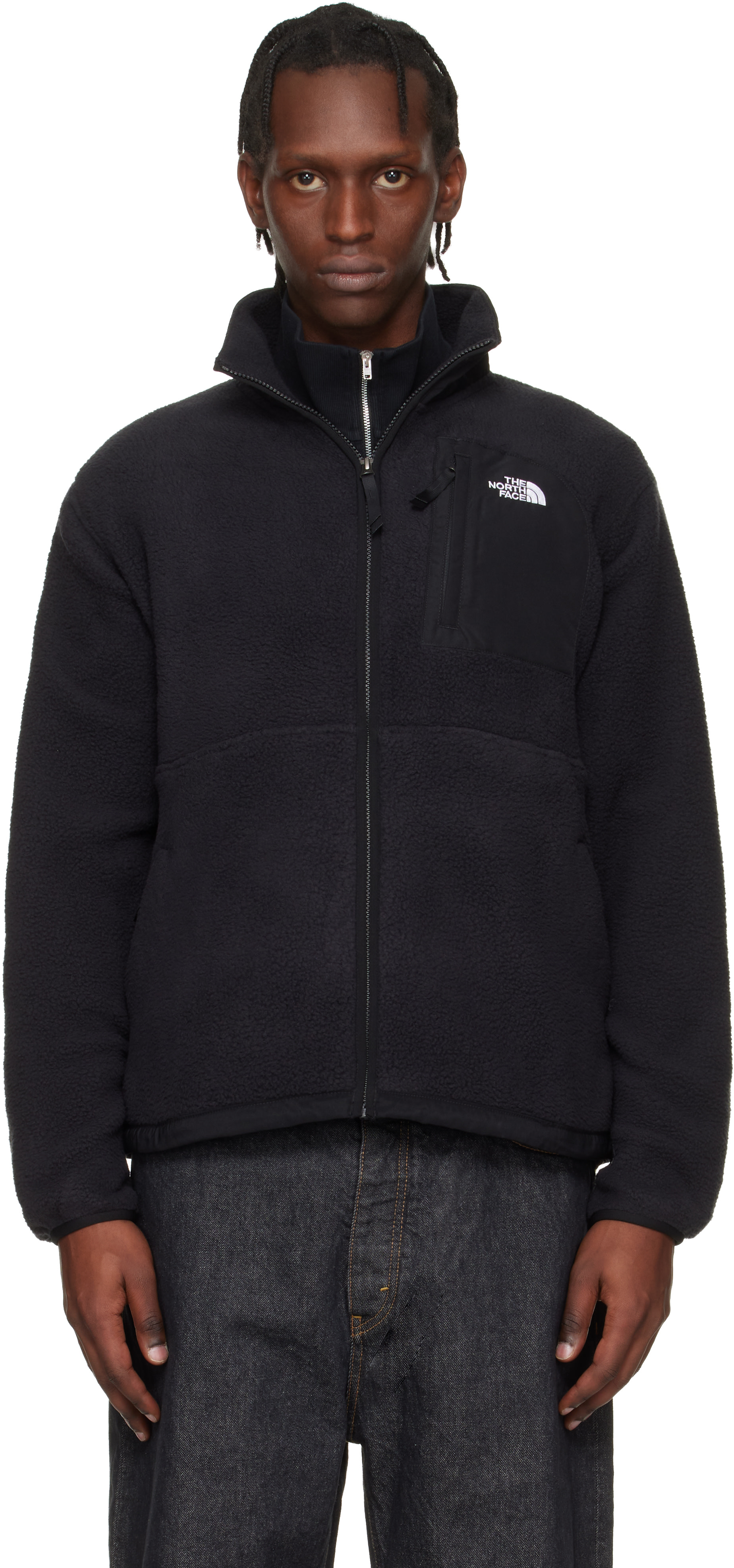 The North Face: Black Yumiori Off Peak Full-Zip Jacket | SSENSE Canada