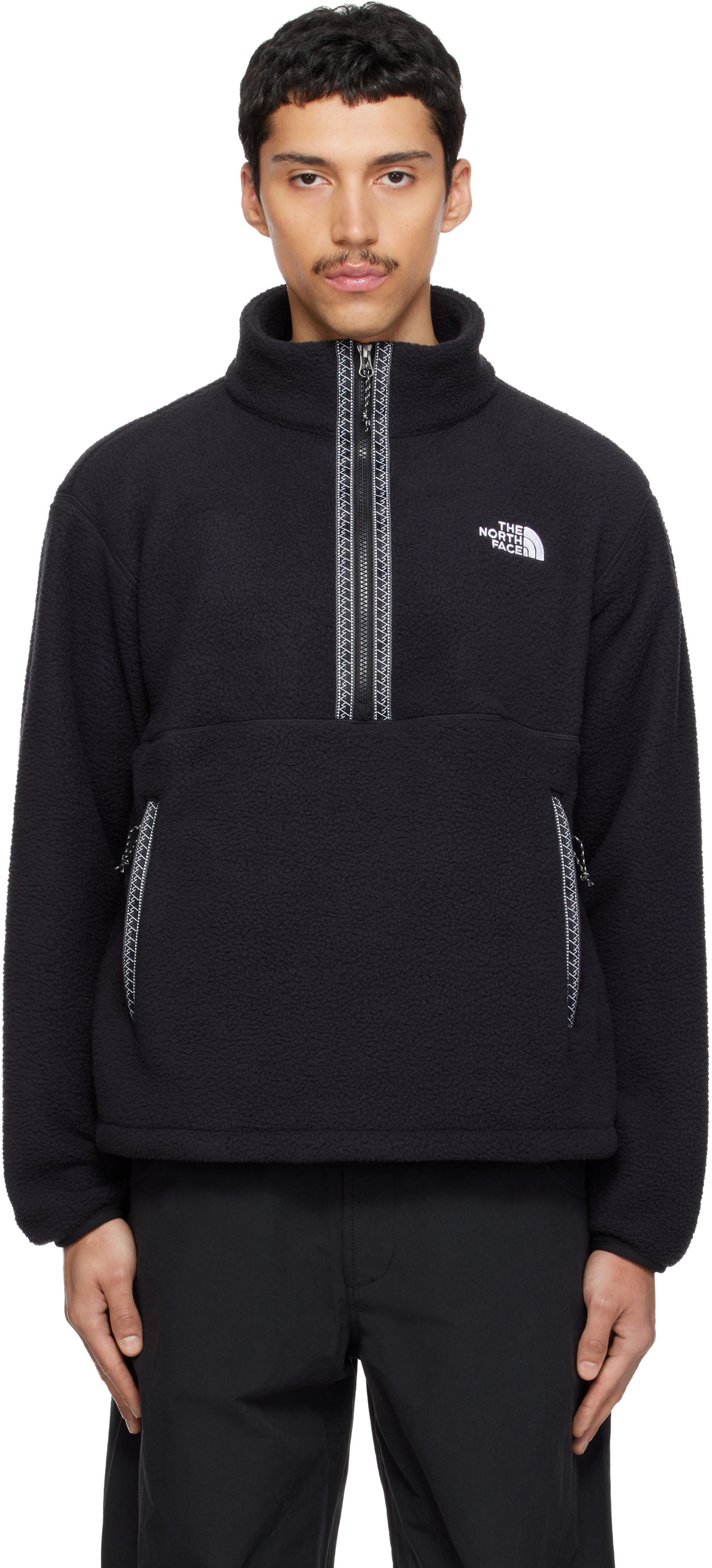 The North Face - 블랙 TNF 플리스키 집업 재킷