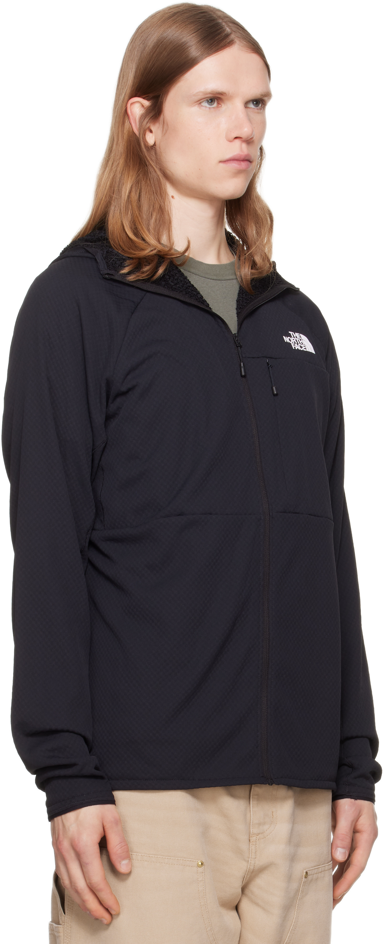 The North Face - Pull à capuche noir en molleton FUTUREFLEECE à glissière- Summit Series