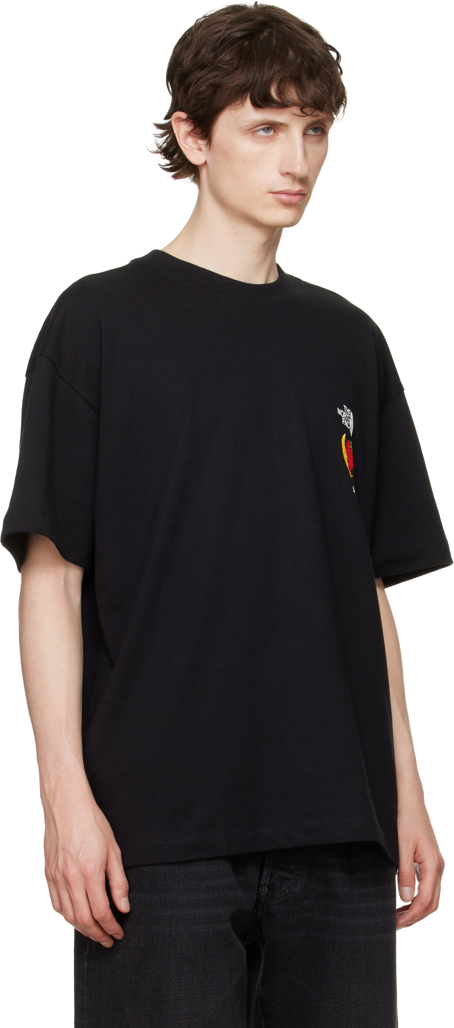 sky high farm 23ss Tシャツ The North Face: ブラック Sky High Farmエディション Tシャツ