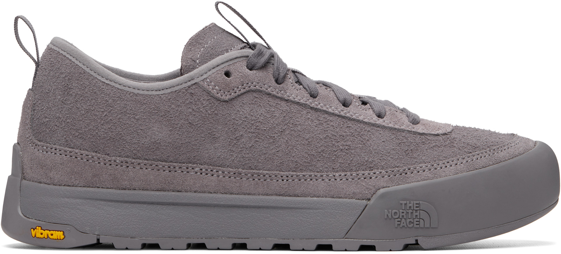 The North Face - Baskets Clyffe grises en suède