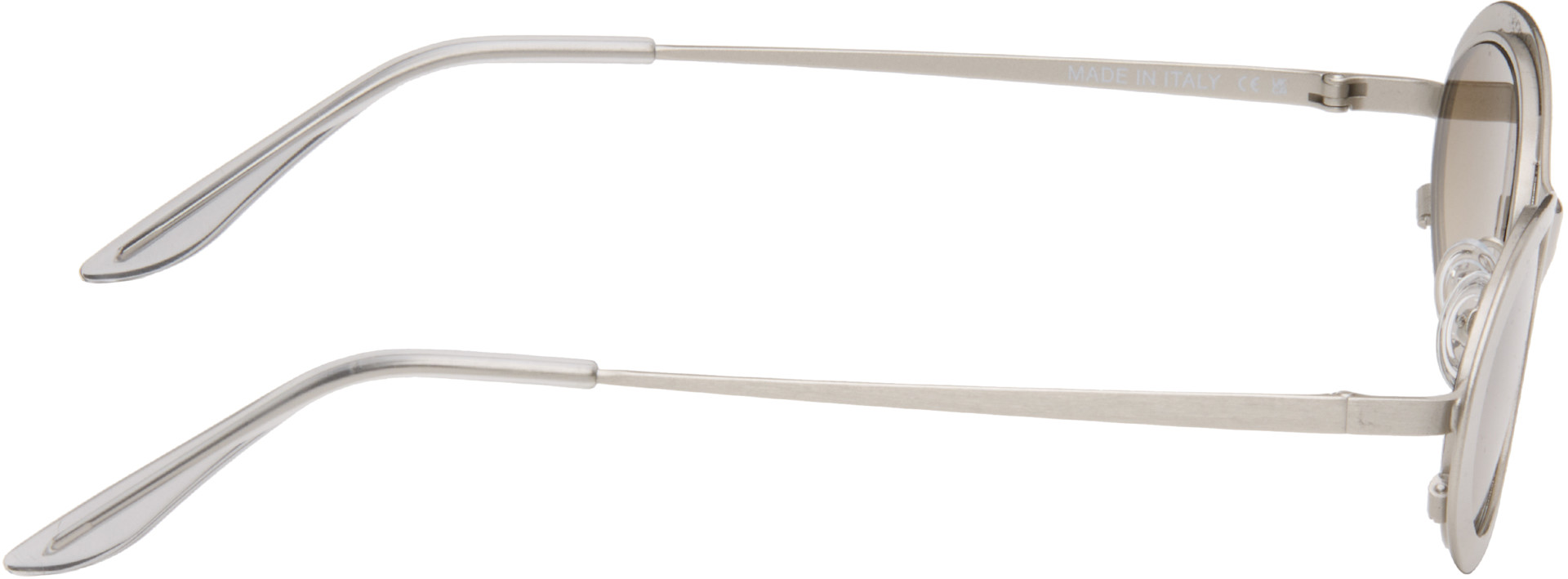 OUR LEGACY: Silver Tad Sunglasses | SSENSE