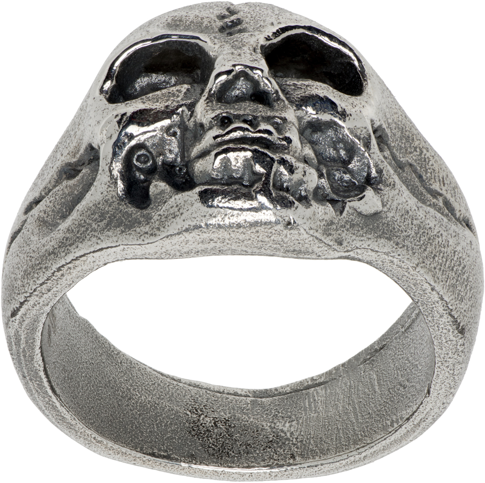 OUR LEGACY - Bague en forme de crâne