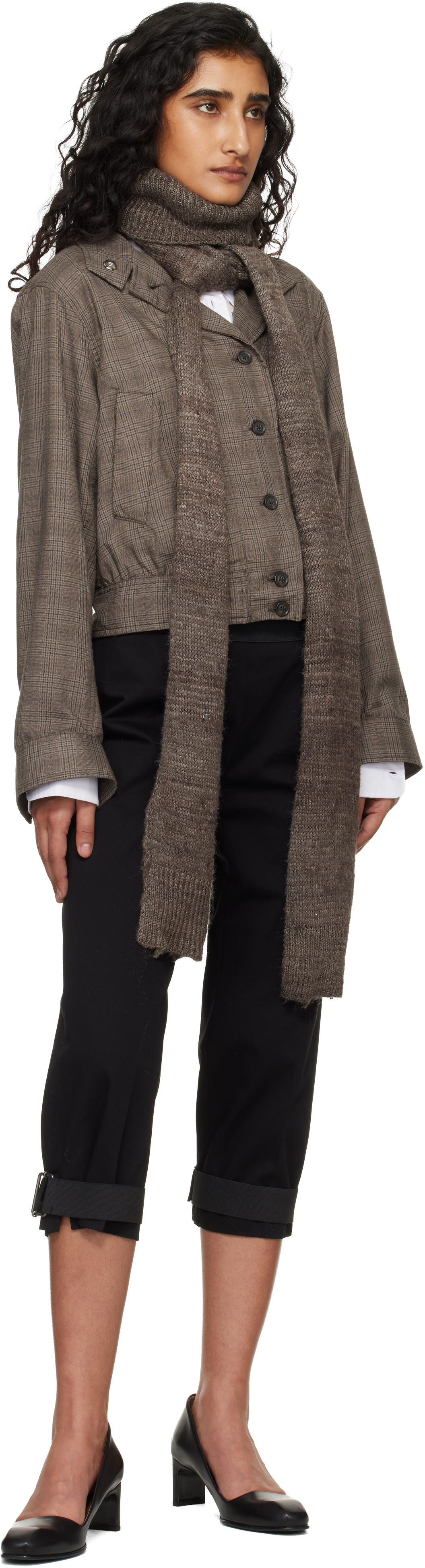 OUR LEGACY: Taupe Mock Scarf | SSENSE